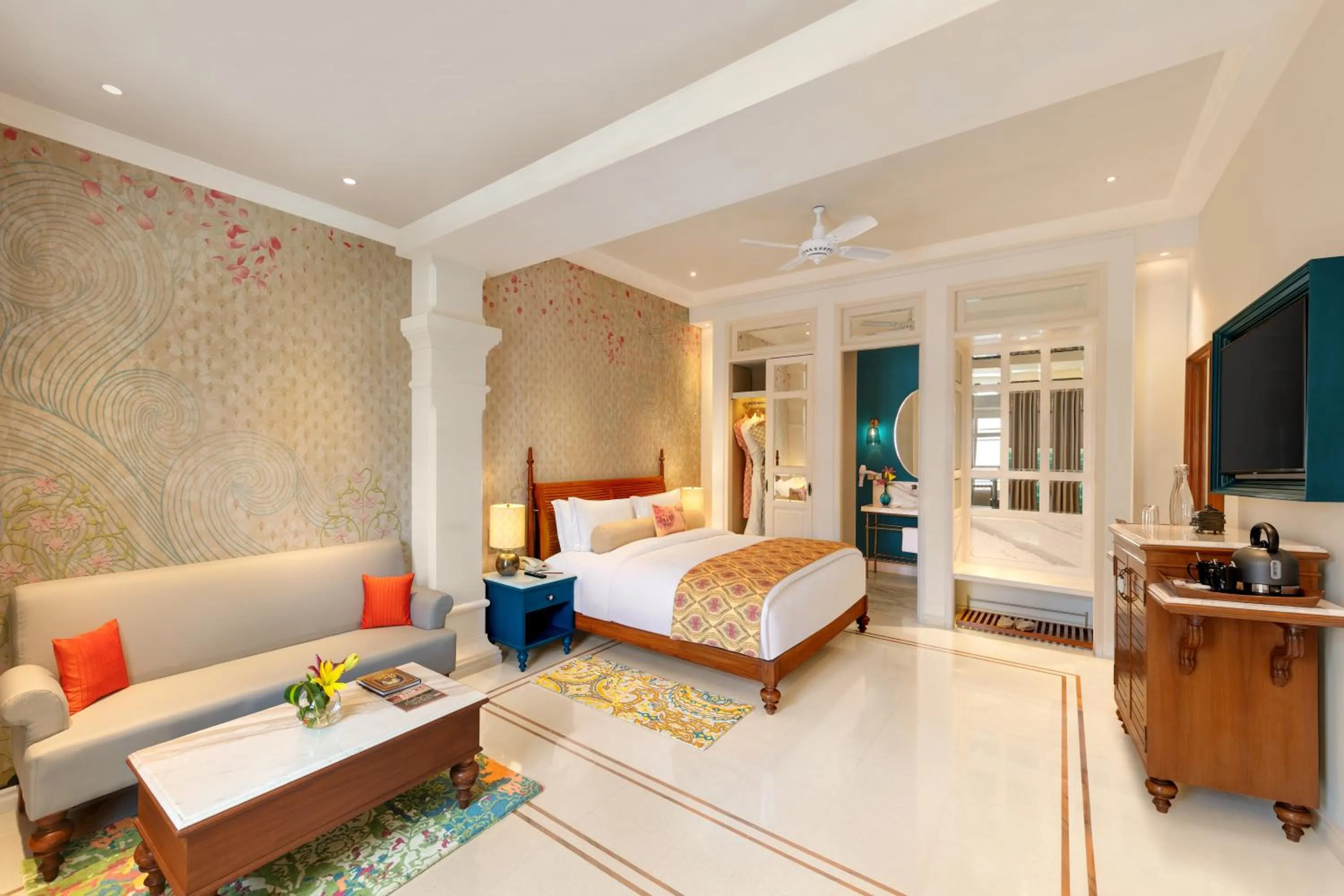 Photo of the whole room, Bed in Pilibhit House, Haridwar – IHCL SeleQtions