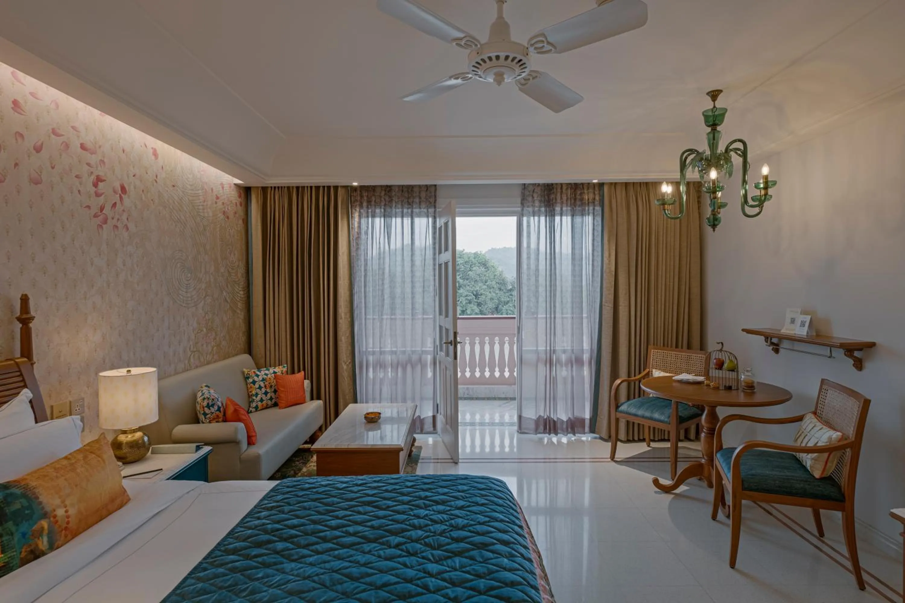 Bedroom, Bed in Pilibhit House, Haridwar – IHCL SeleQtions