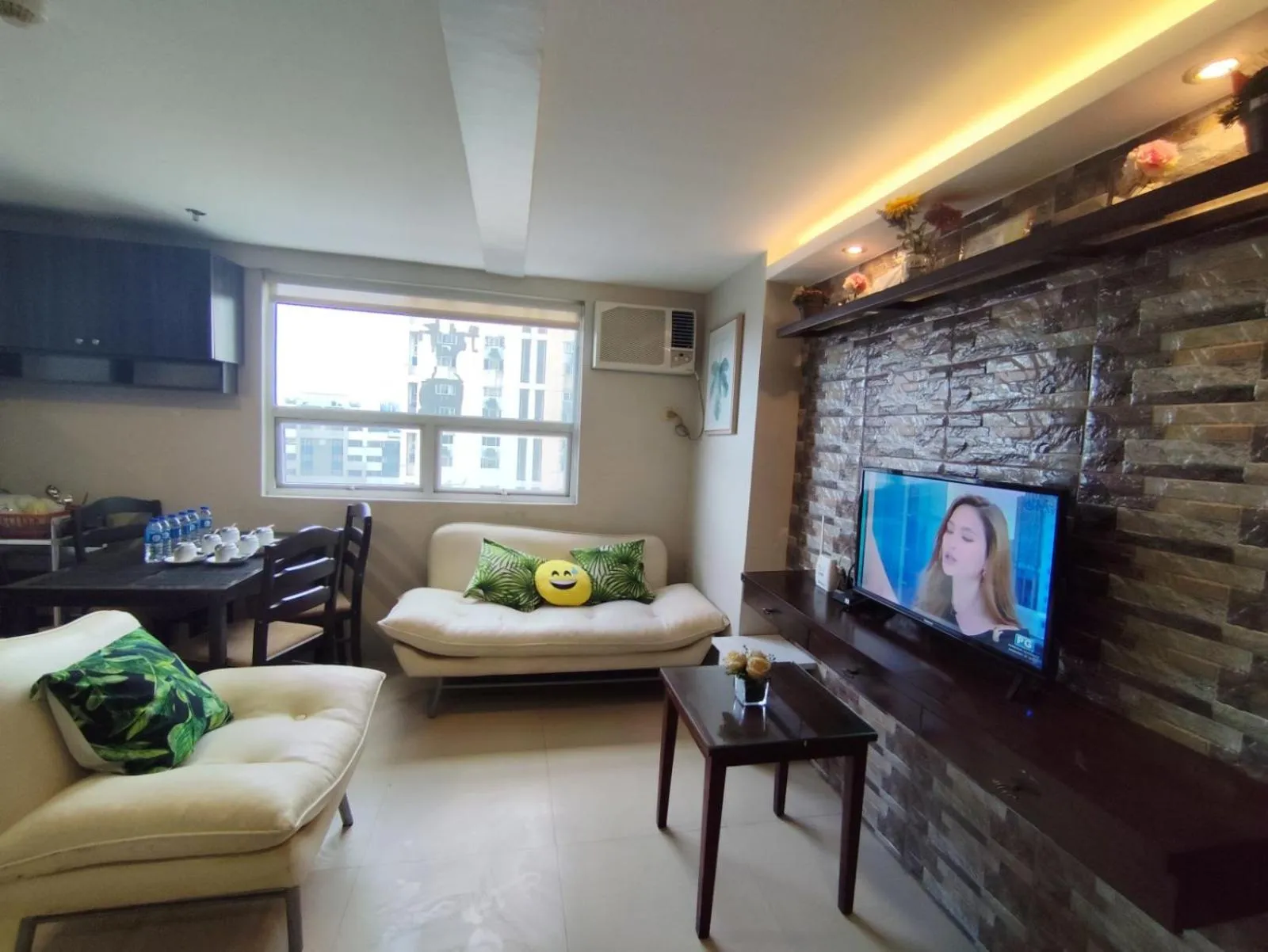 Living room in Gilmore Tower Suites By SMS Hospitality