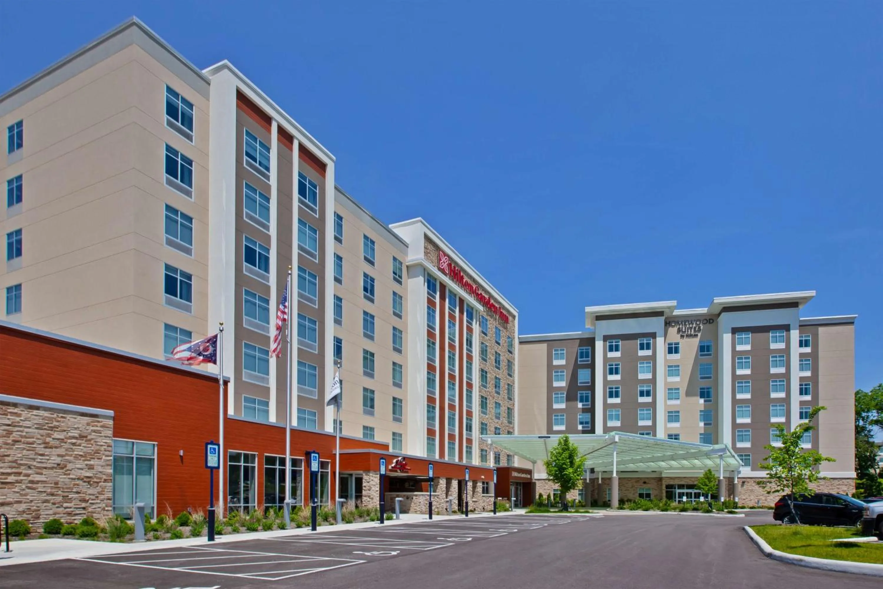 Property building in Homewood Suites By Hilton Columbus Easton, Oh