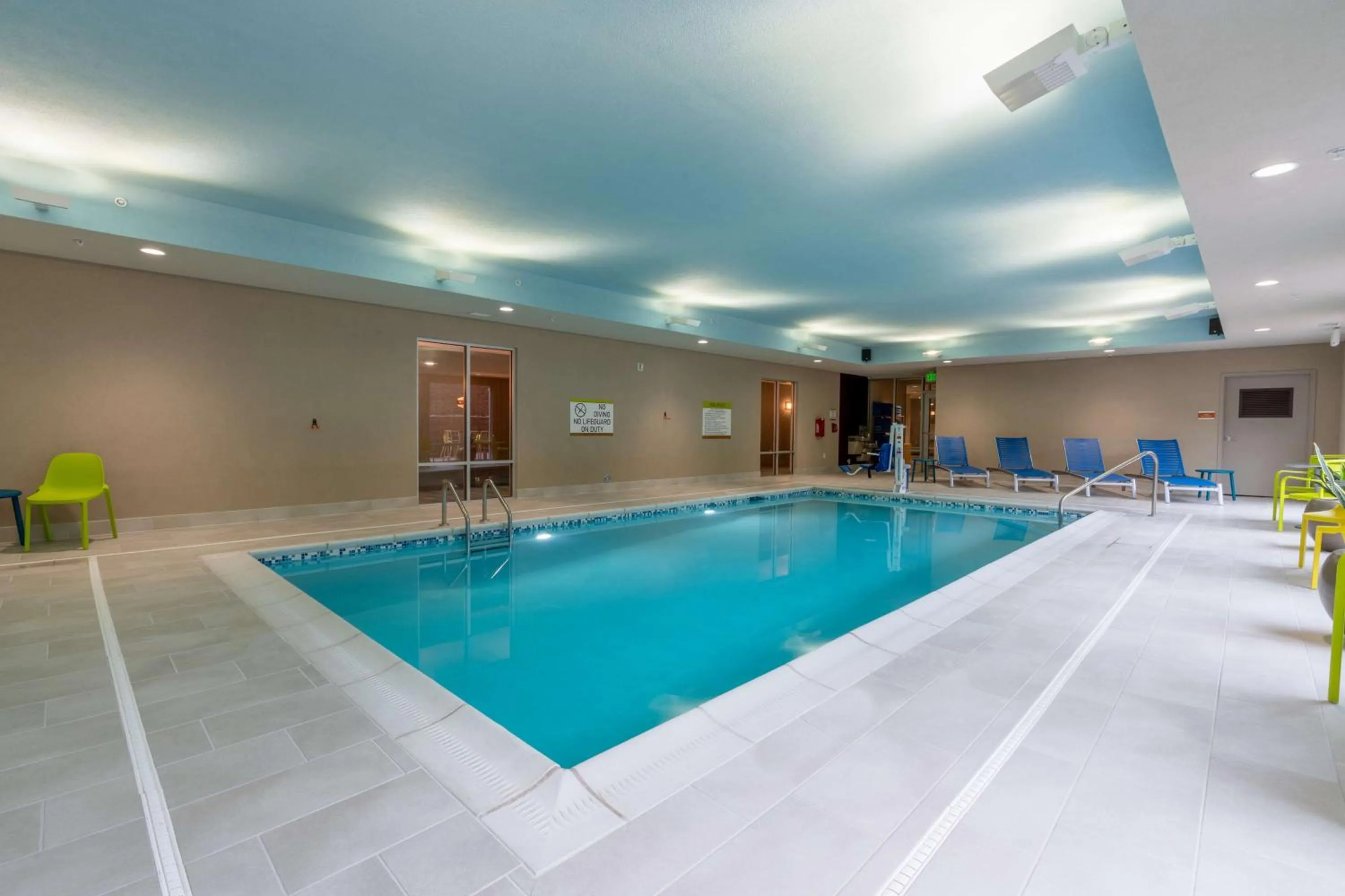 Pool view in Home2 Suites By Hilton Pocatello, Id