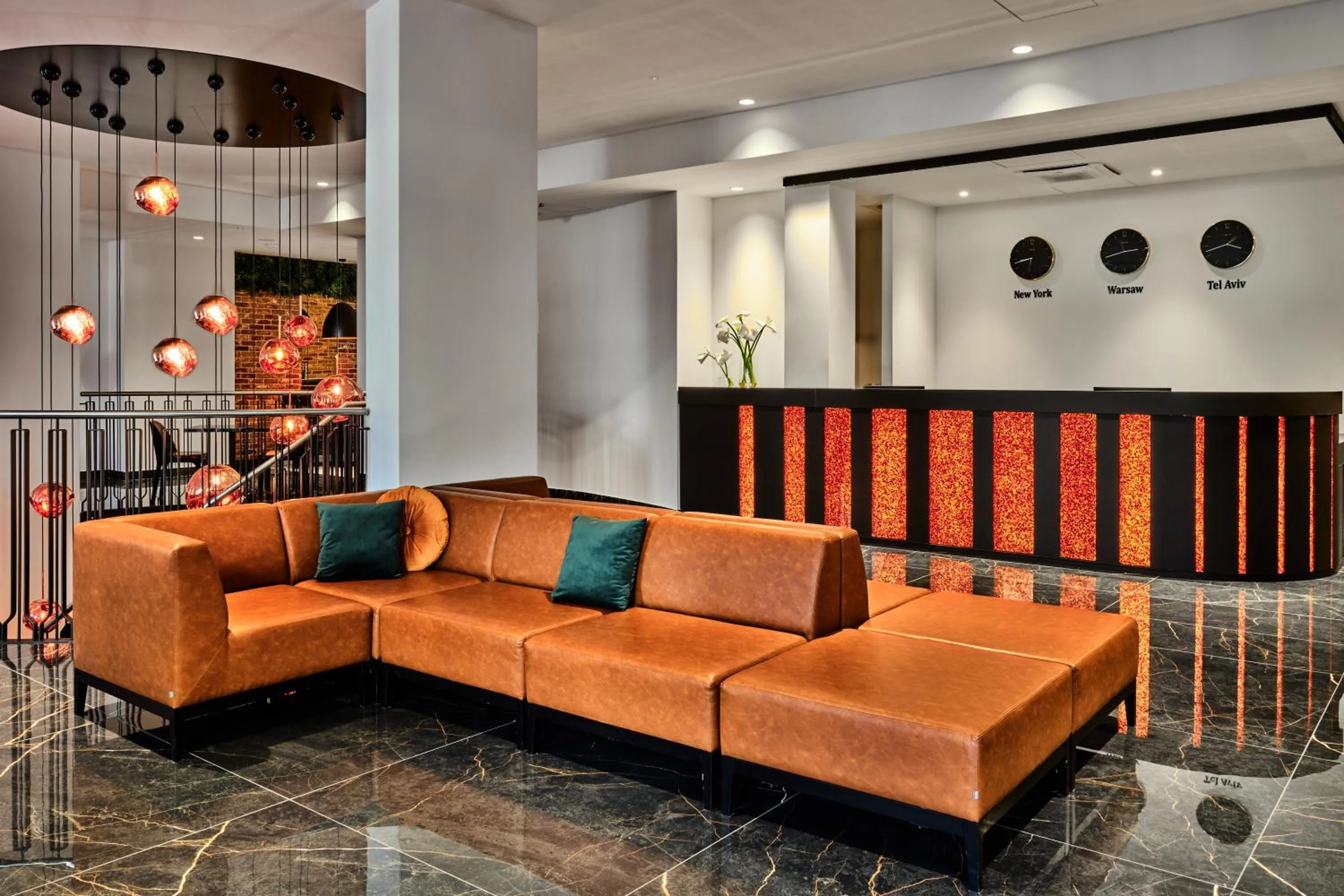 Lobby or reception in 1891 Garni Hotel