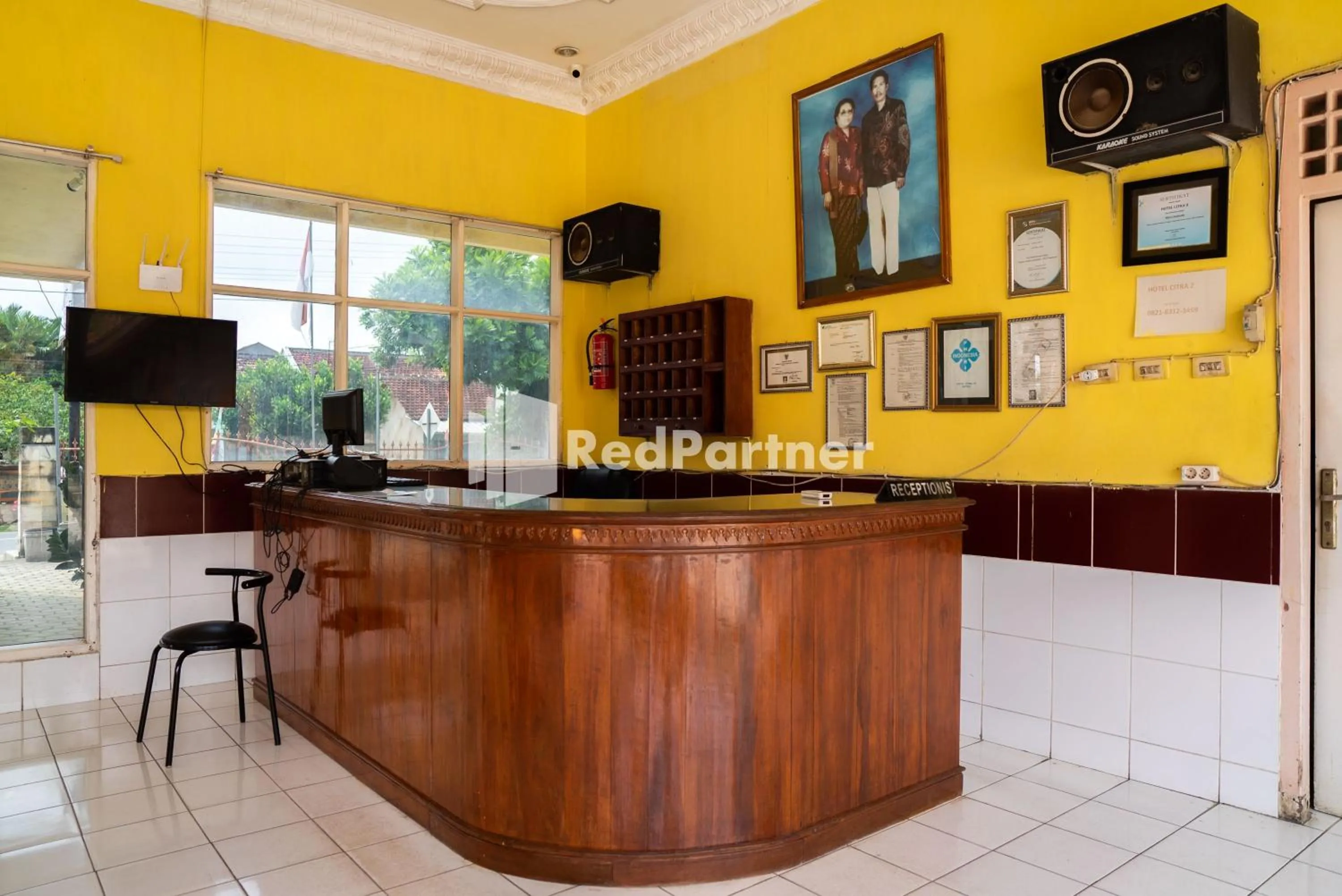 Lobby or reception in Wisma Citra Metro Mitra RedDoorz