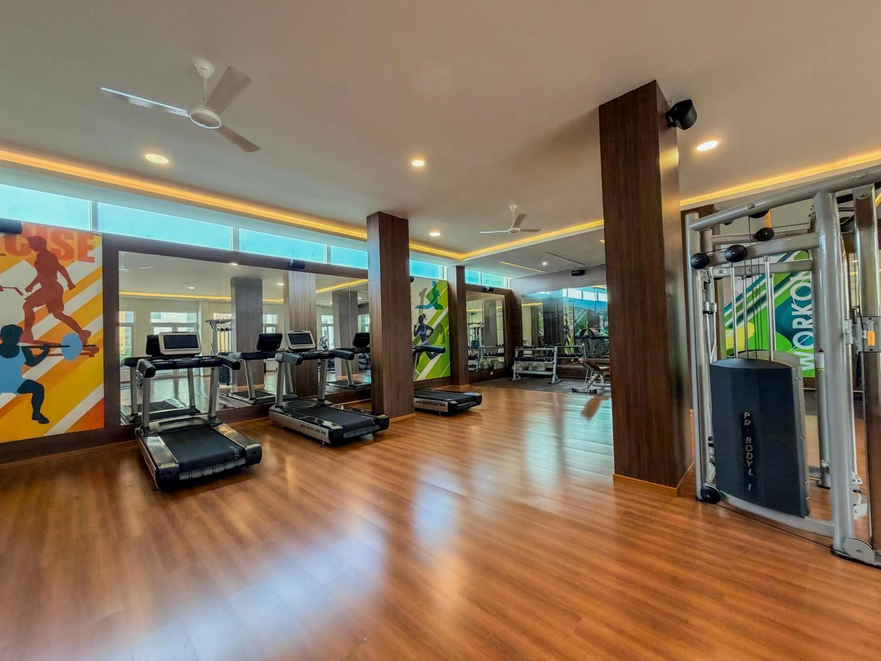 Fitness centre/facilities in Spree Resort At Century Wintersun