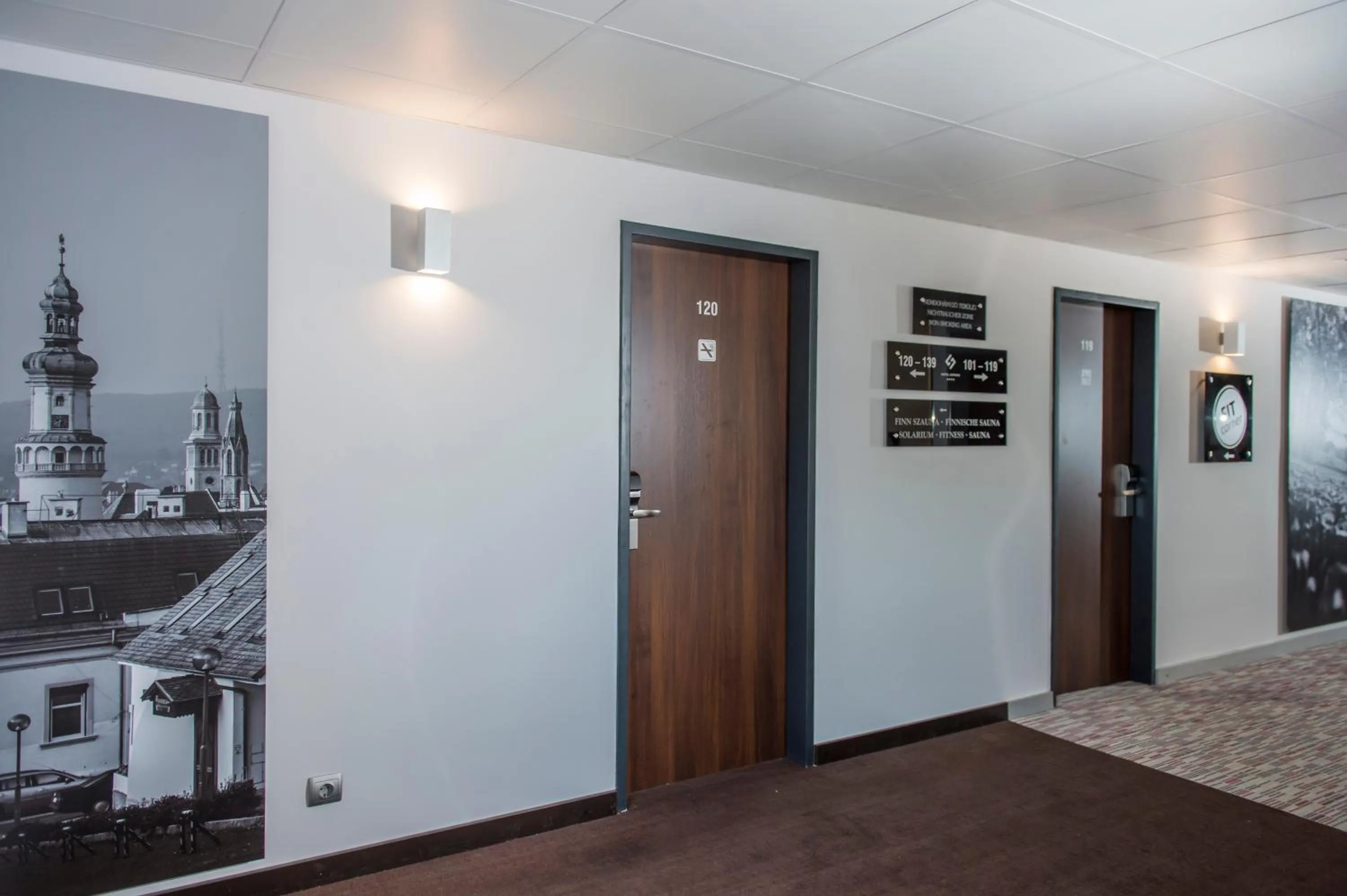 Area and facilities in Hotel Sopron