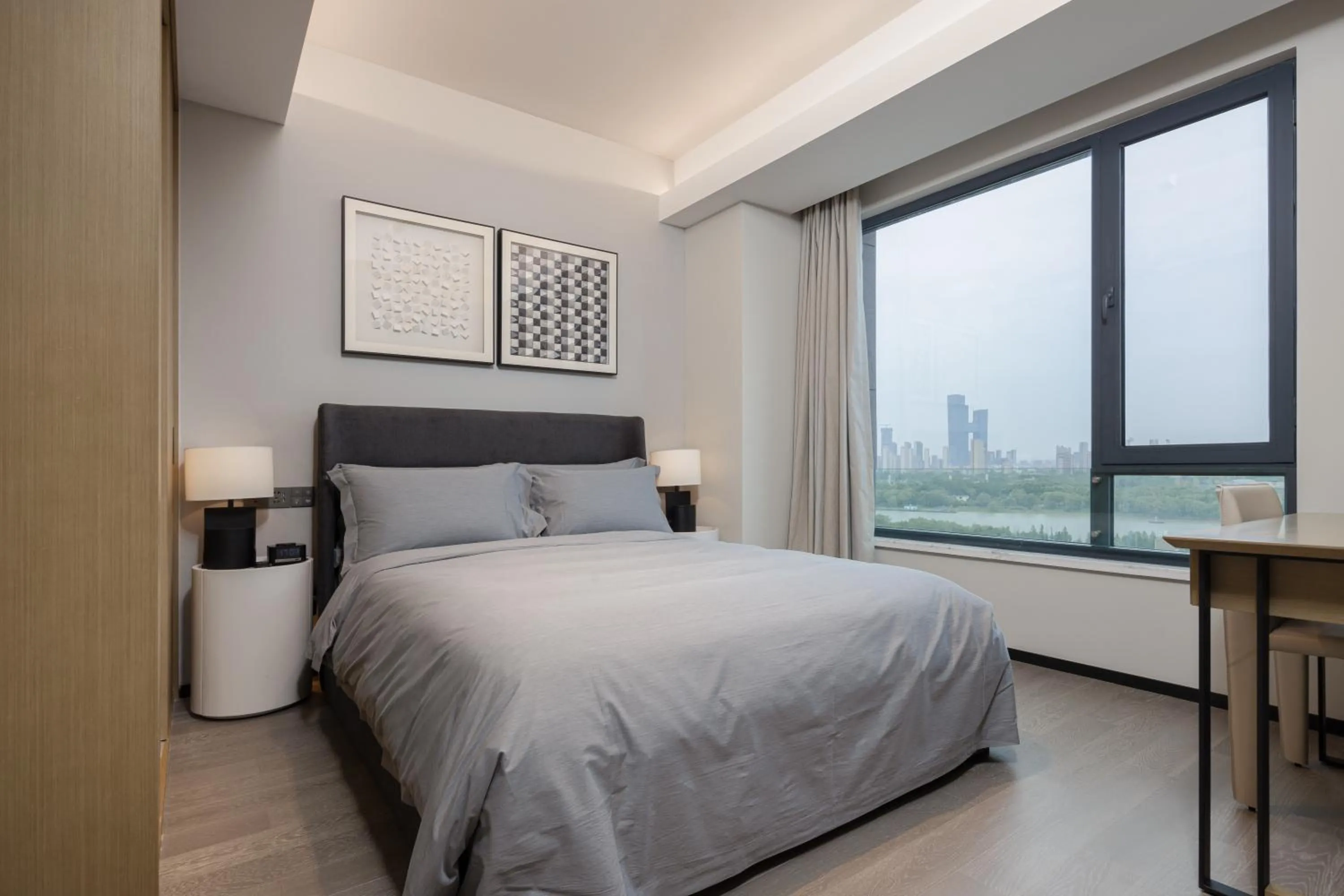 Bed in ParcVue Hotel Residence Nanjing