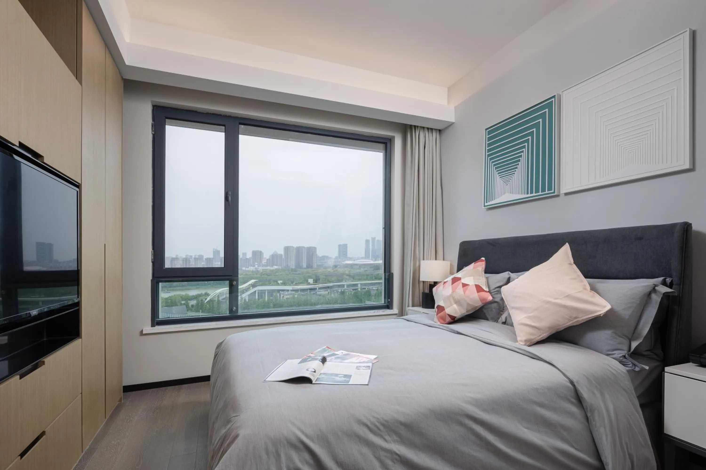 Bed in ParcVue Hotel Residence Nanjing