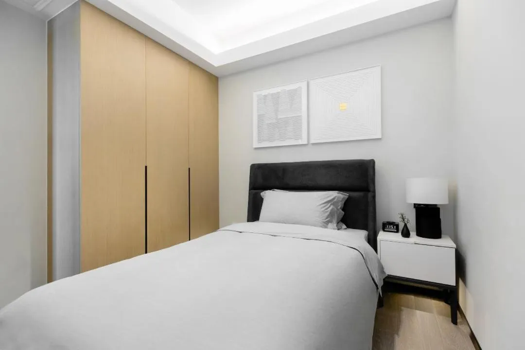 Bed in ParcVue Hotel Residence Nanjing