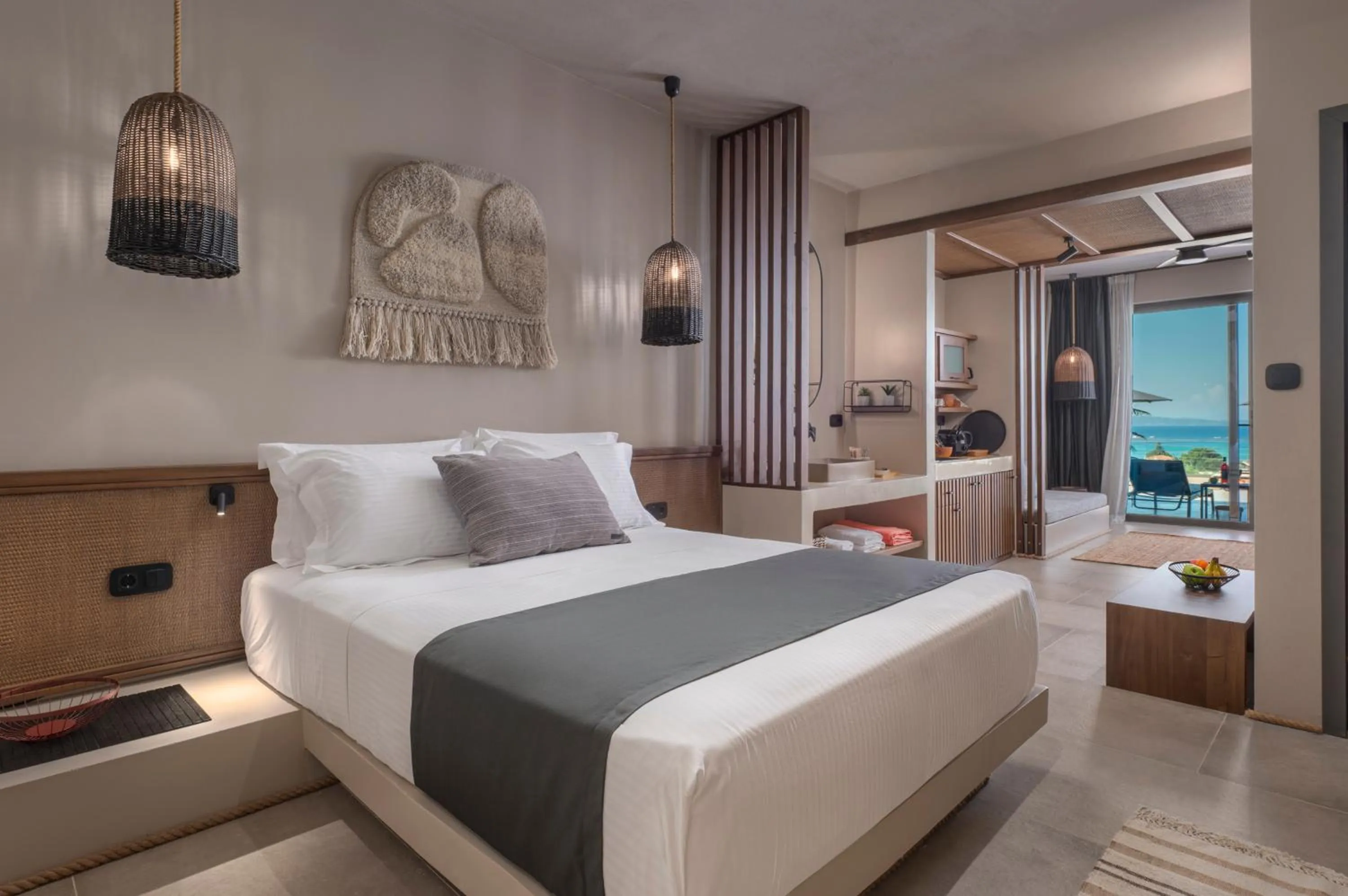 Bed in Anmian Suites