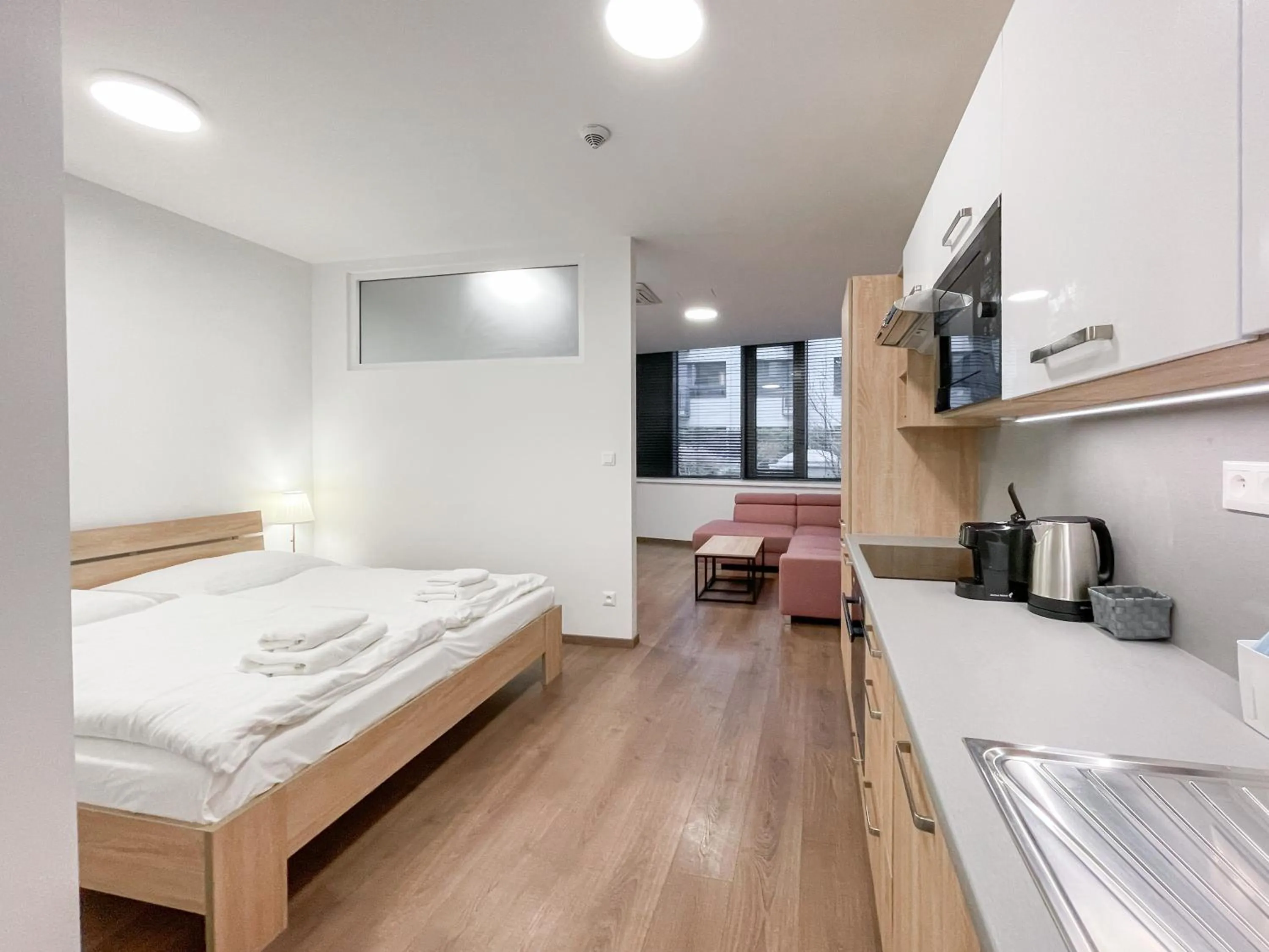 Bed in Metropolitan Star Apart Hotel