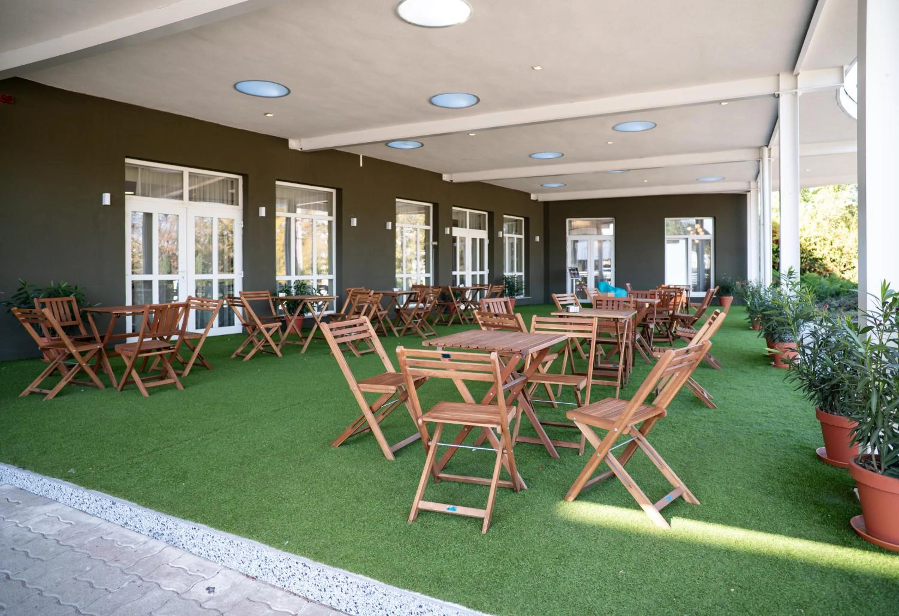 Balcony/Terrace in Airport Hotel Budapest