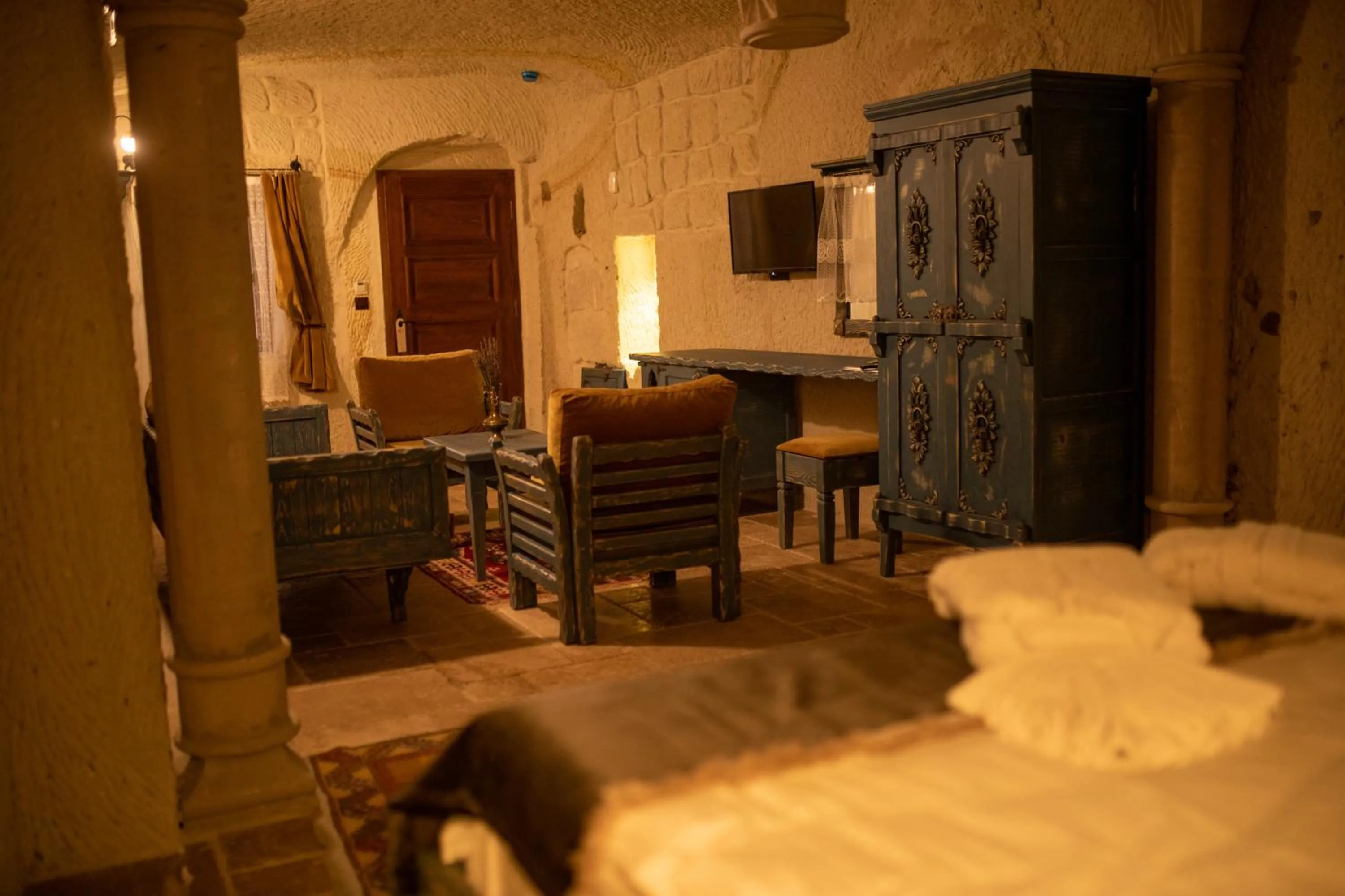 Living room in Pome Granate Cave Hotel