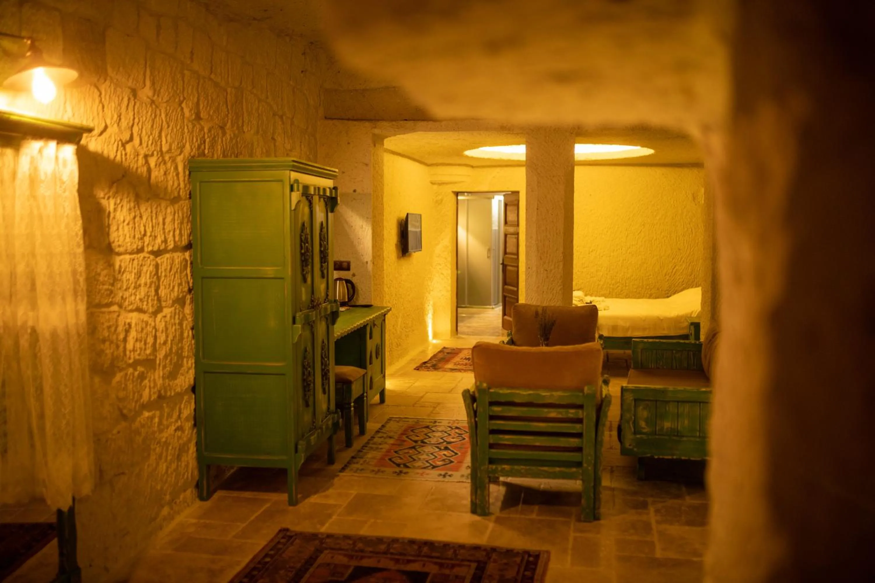 Living room in Pome Granate Cave Hotel