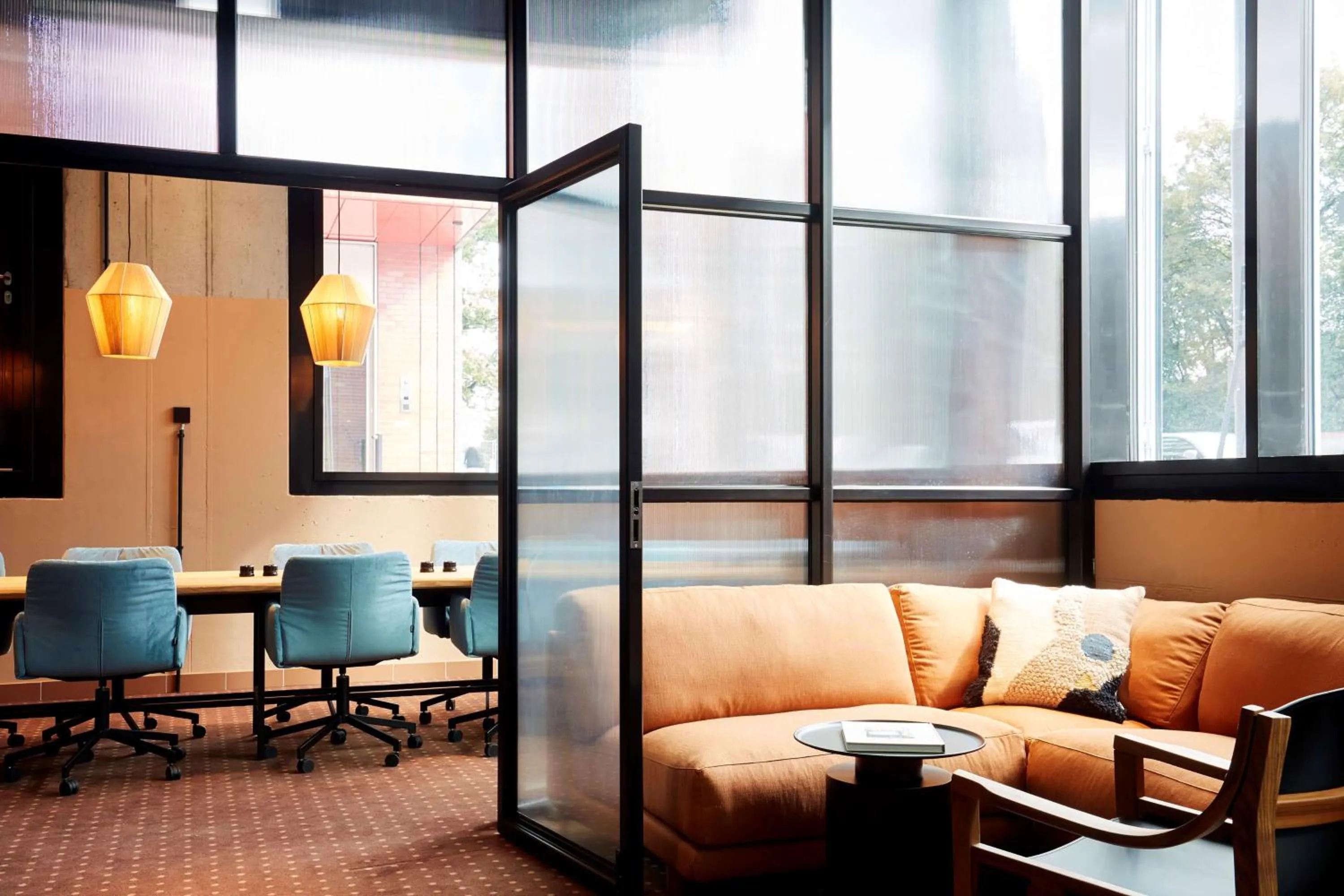 Lobby or reception in Scandic München Macherei