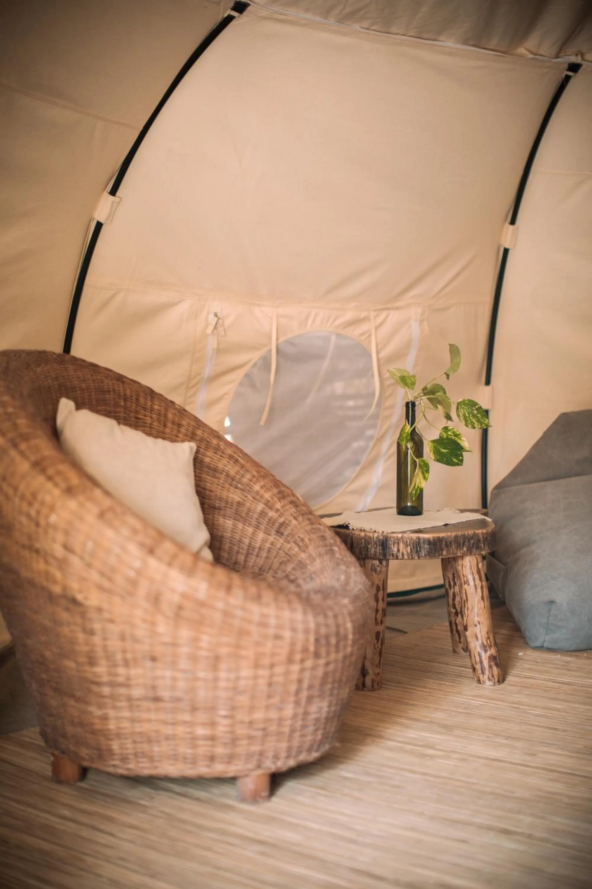 Bed in Uman Glamping & Cenote Tulum