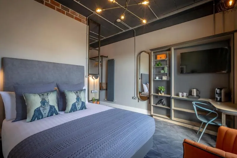 Bedroom, Bed in Hotel67 at Gleneagle