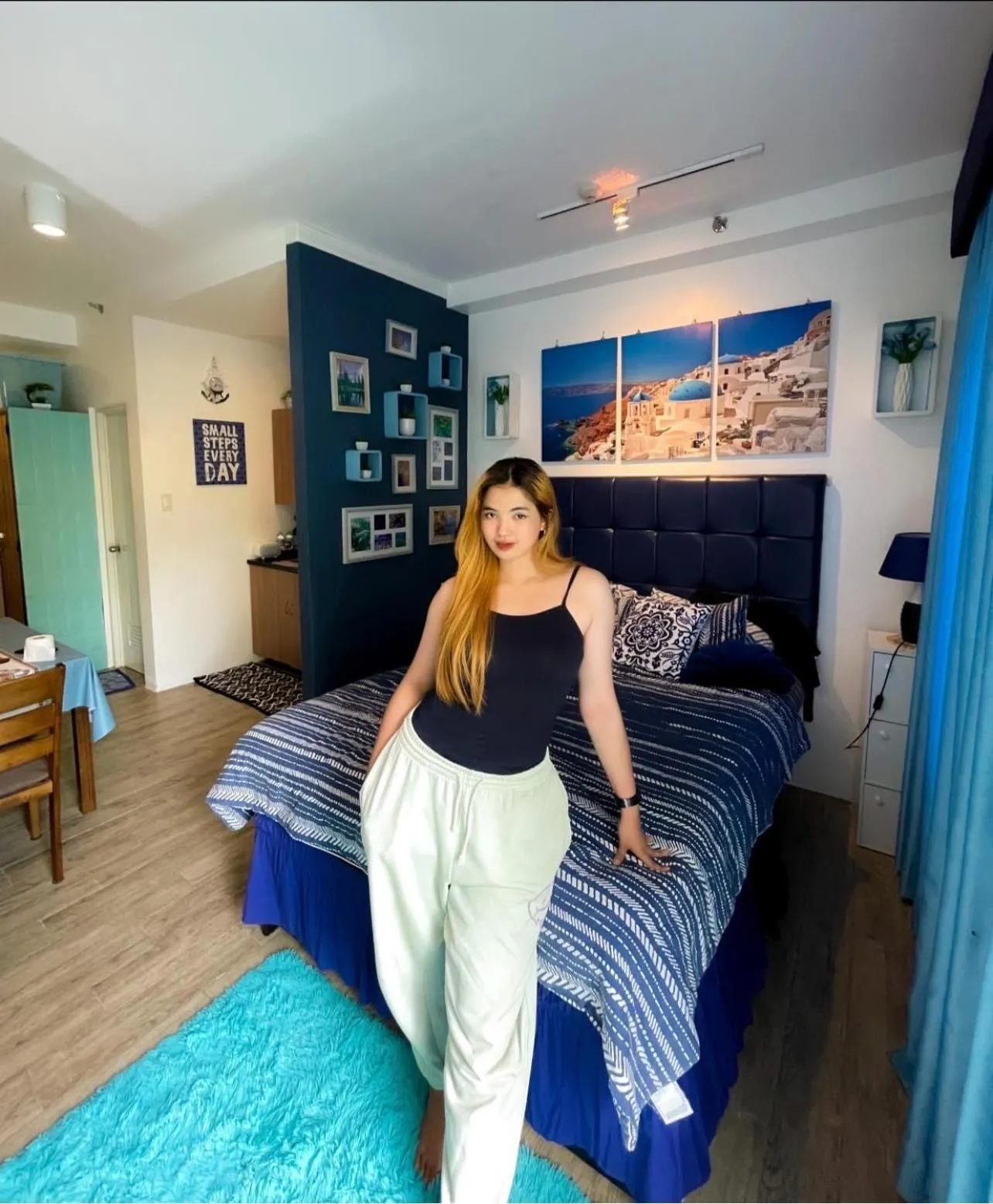 Bed in Casa Ayesha Sweet Staycation at La Bella Tagaytay