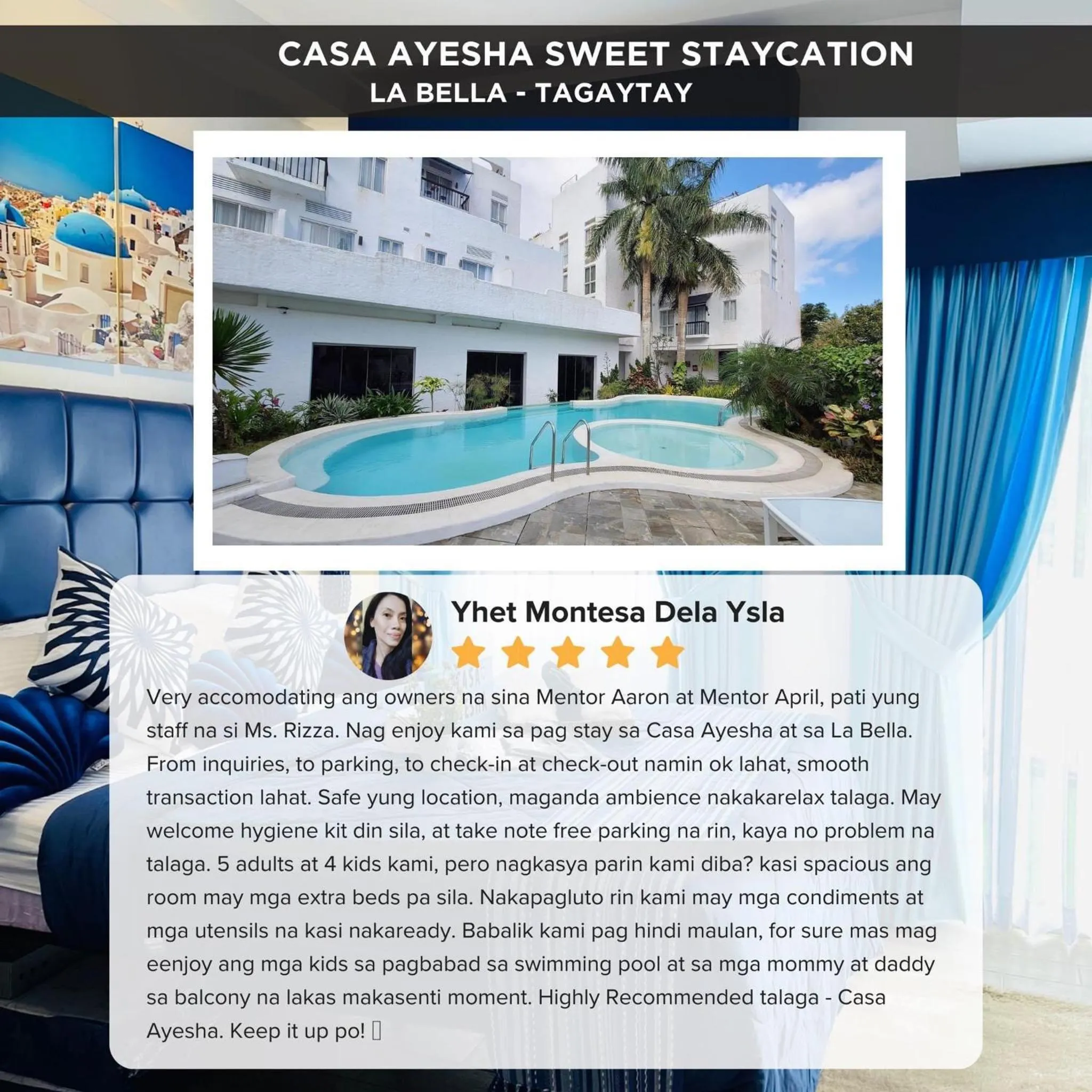 Casa Ayesha Sweet Staycation at La Bella Tagaytay