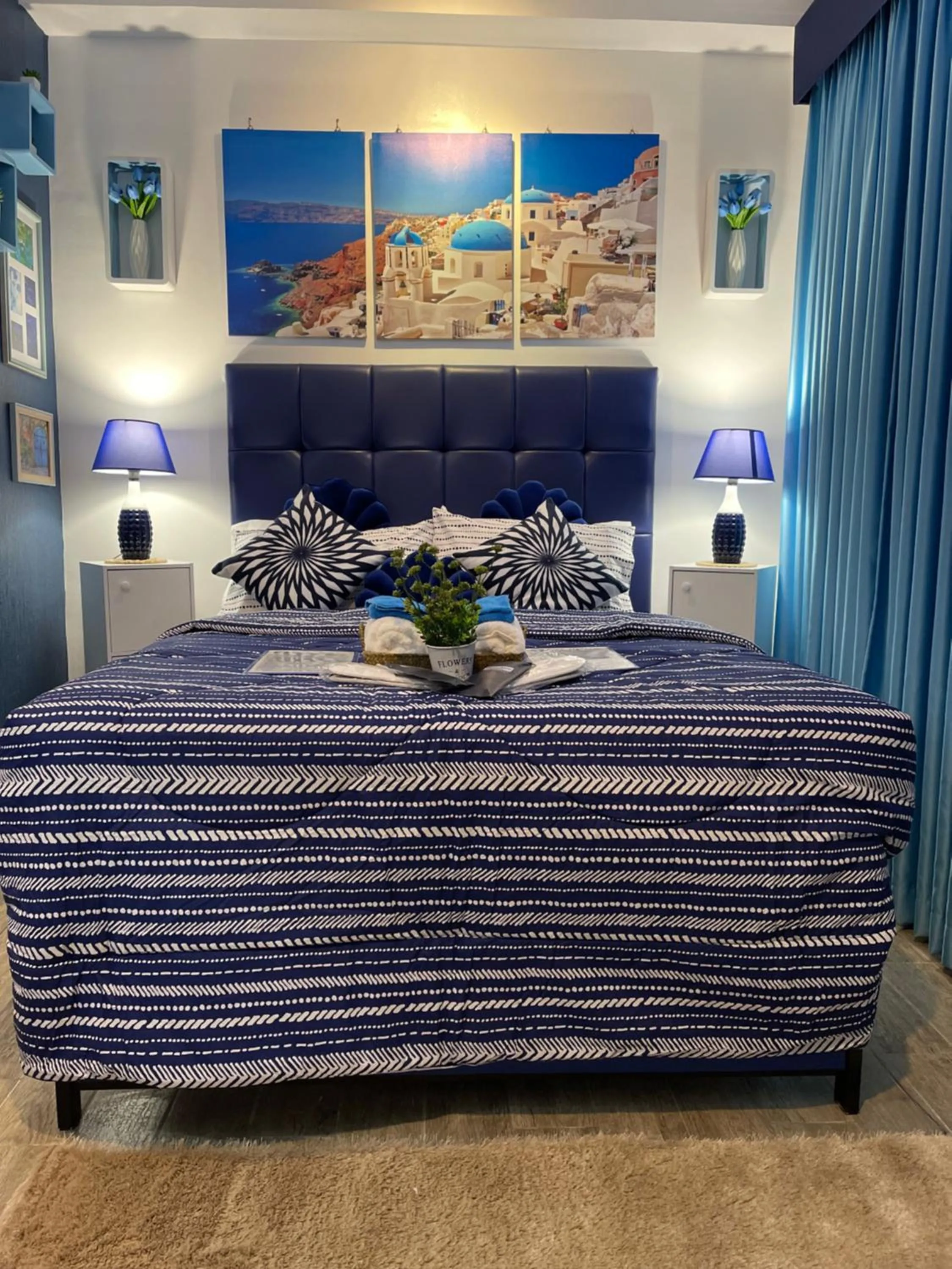 Bed in Casa Ayesha Sweet Staycation at La Bella Tagaytay