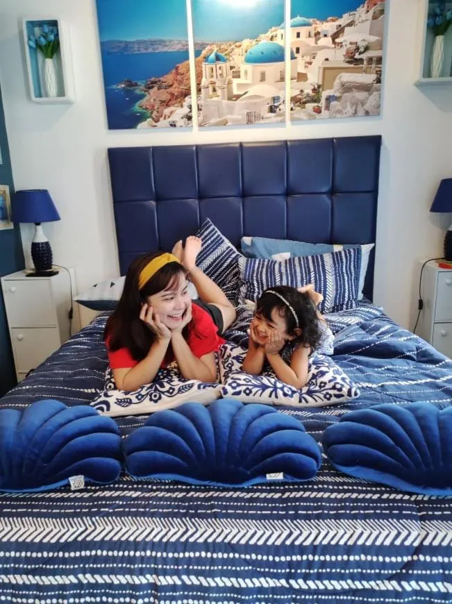 Bed in Casa Ayesha Sweet Staycation at La Bella Tagaytay