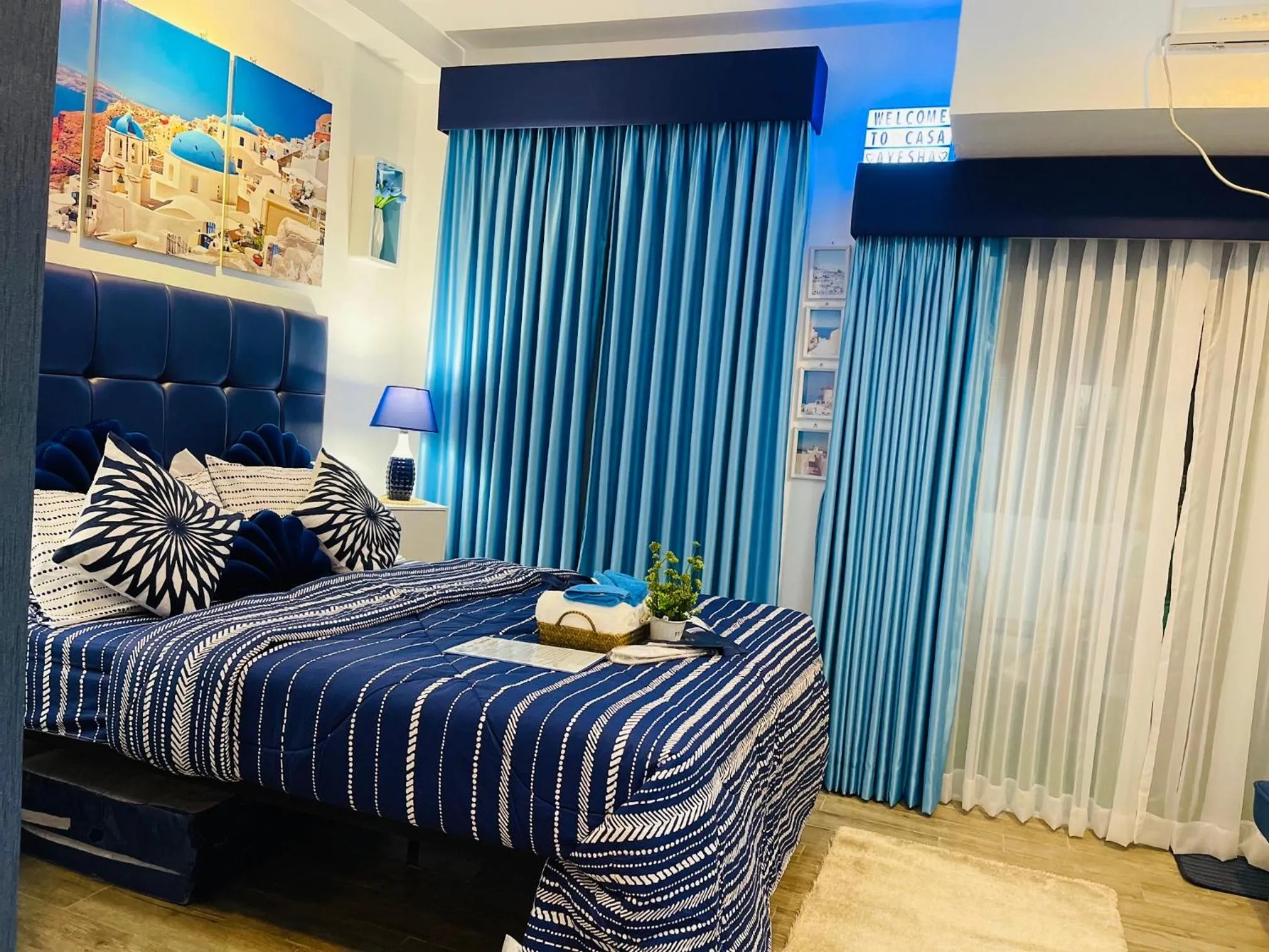 Bed in Casa Ayesha Sweet Staycation at La Bella Tagaytay