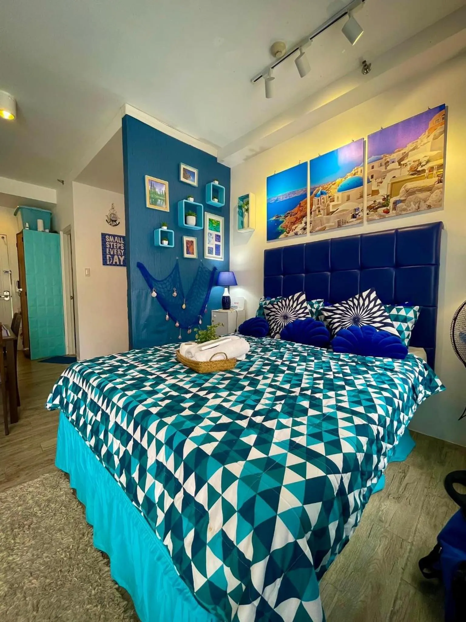 Bed in Casa Ayesha Sweet Staycation at La Bella Tagaytay