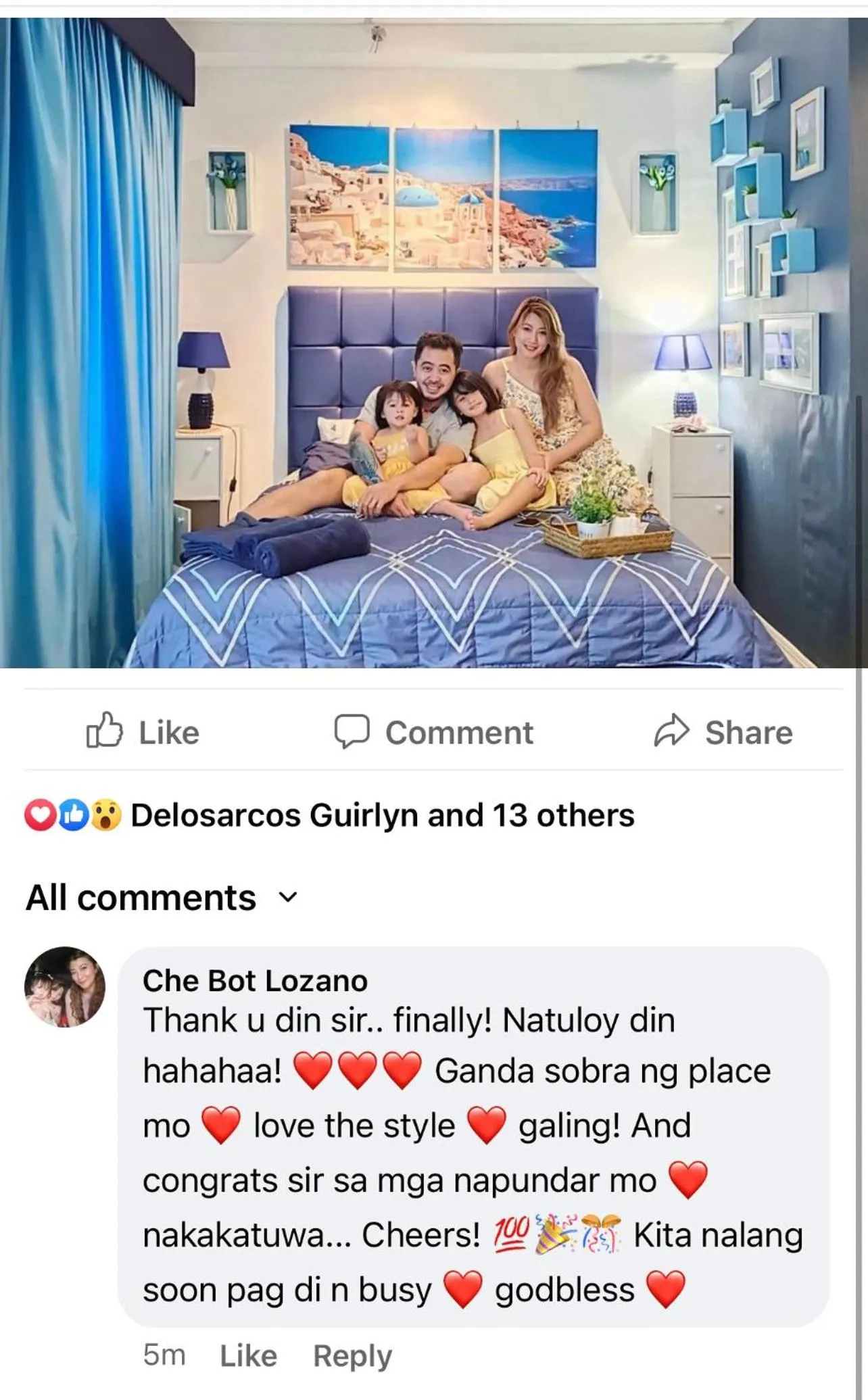 Bed in Casa Ayesha Sweet Staycation at La Bella Tagaytay