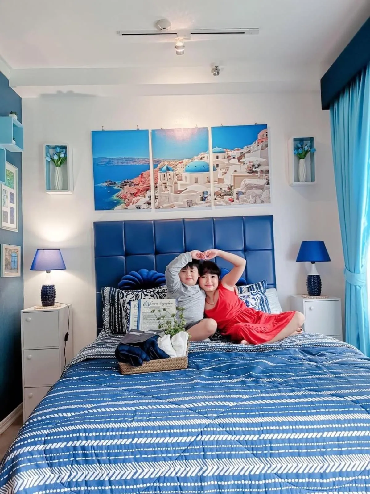 Bed in Casa Ayesha Sweet Staycation at La Bella Tagaytay