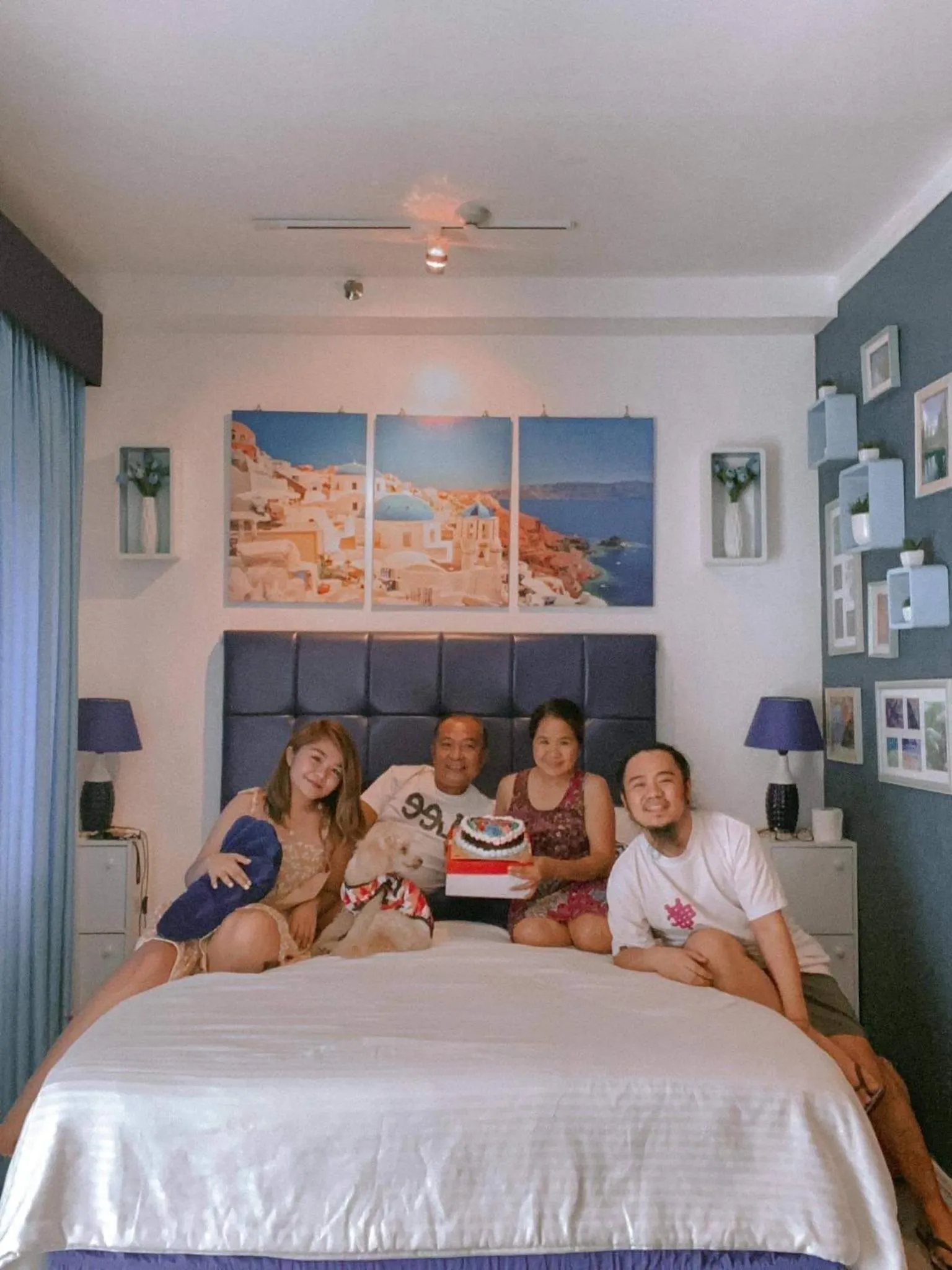 Bed in Casa Ayesha Sweet Staycation at La Bella Tagaytay