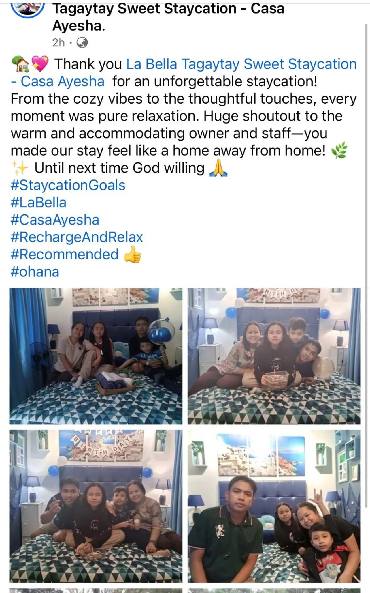 Casa Ayesha Sweet Staycation at La Bella Tagaytay