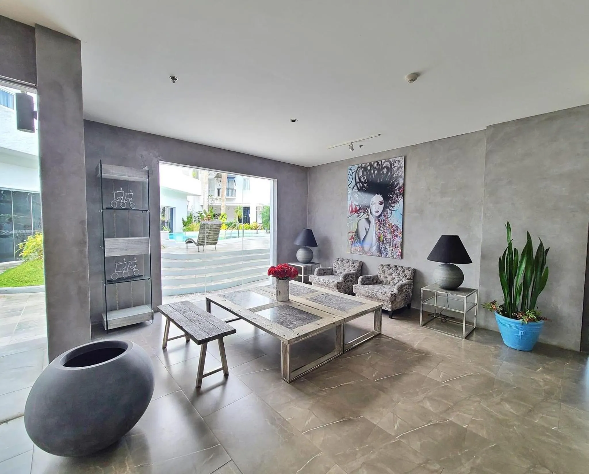 Lobby or reception in Casa Ayesha Sweet Staycation at La Bella Tagaytay