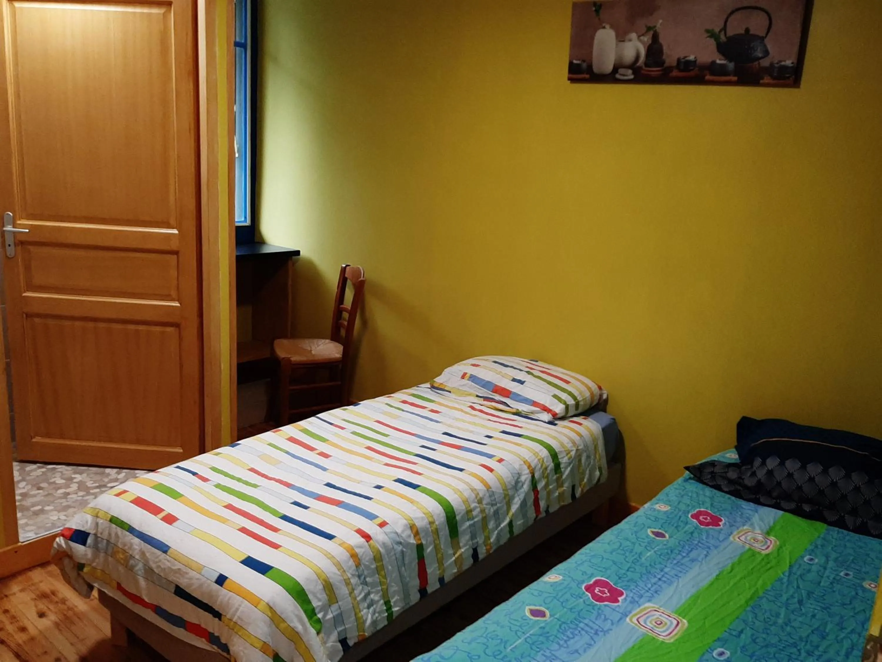 Bed in GITE AUBERGE EDELWEISS