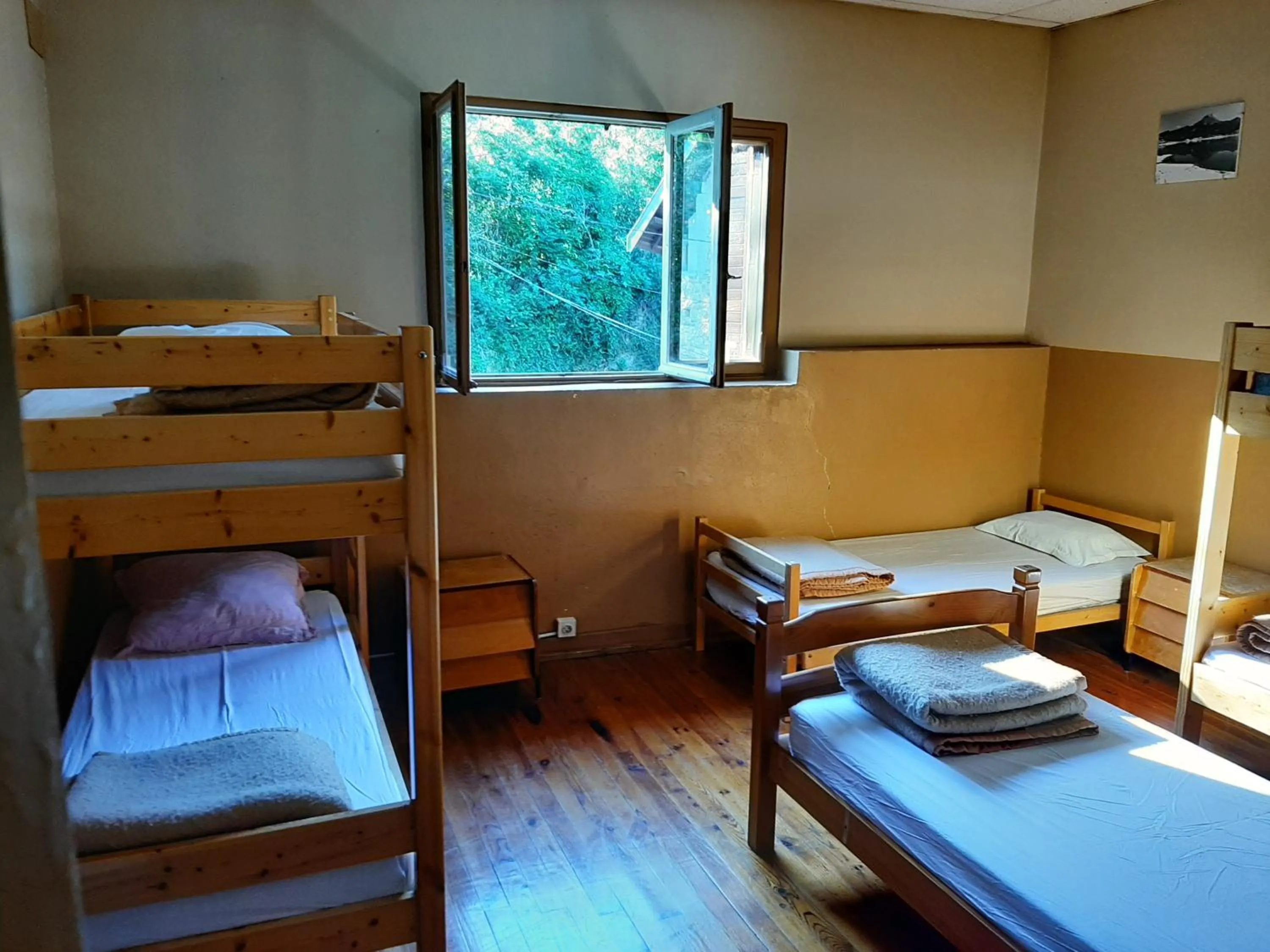 Bed in GITE AUBERGE EDELWEISS