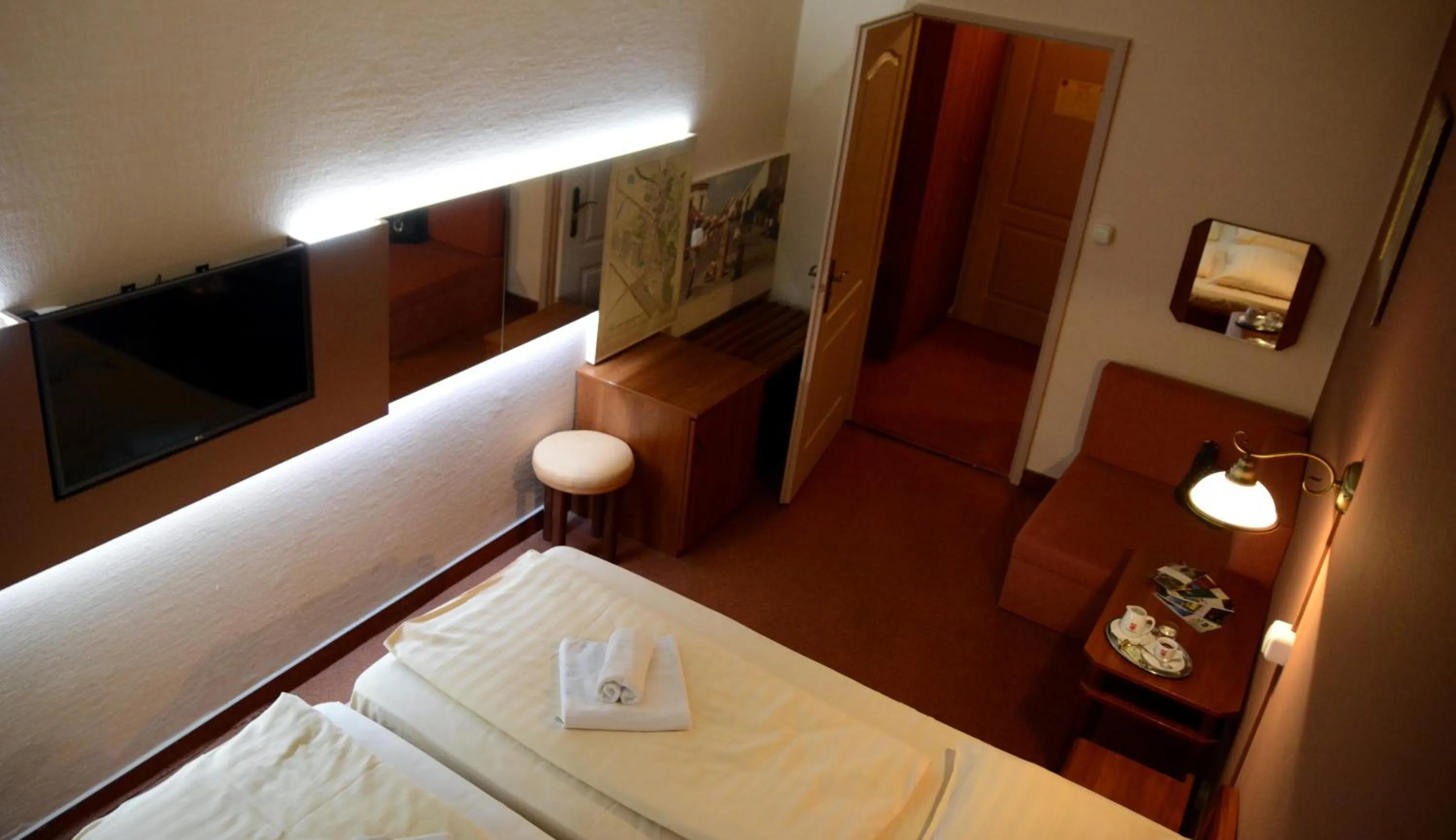 Bed in Hotel Minerva