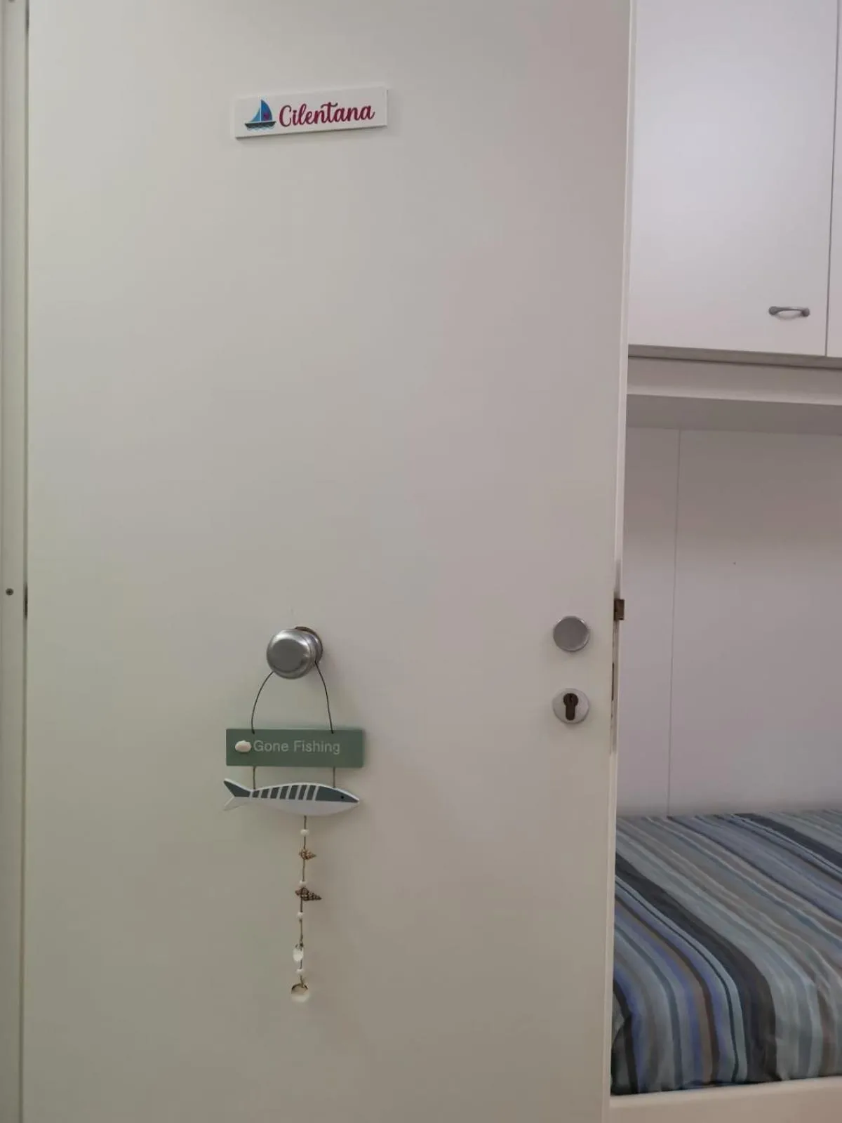 Decorative detail, Bed in Al porticciolo