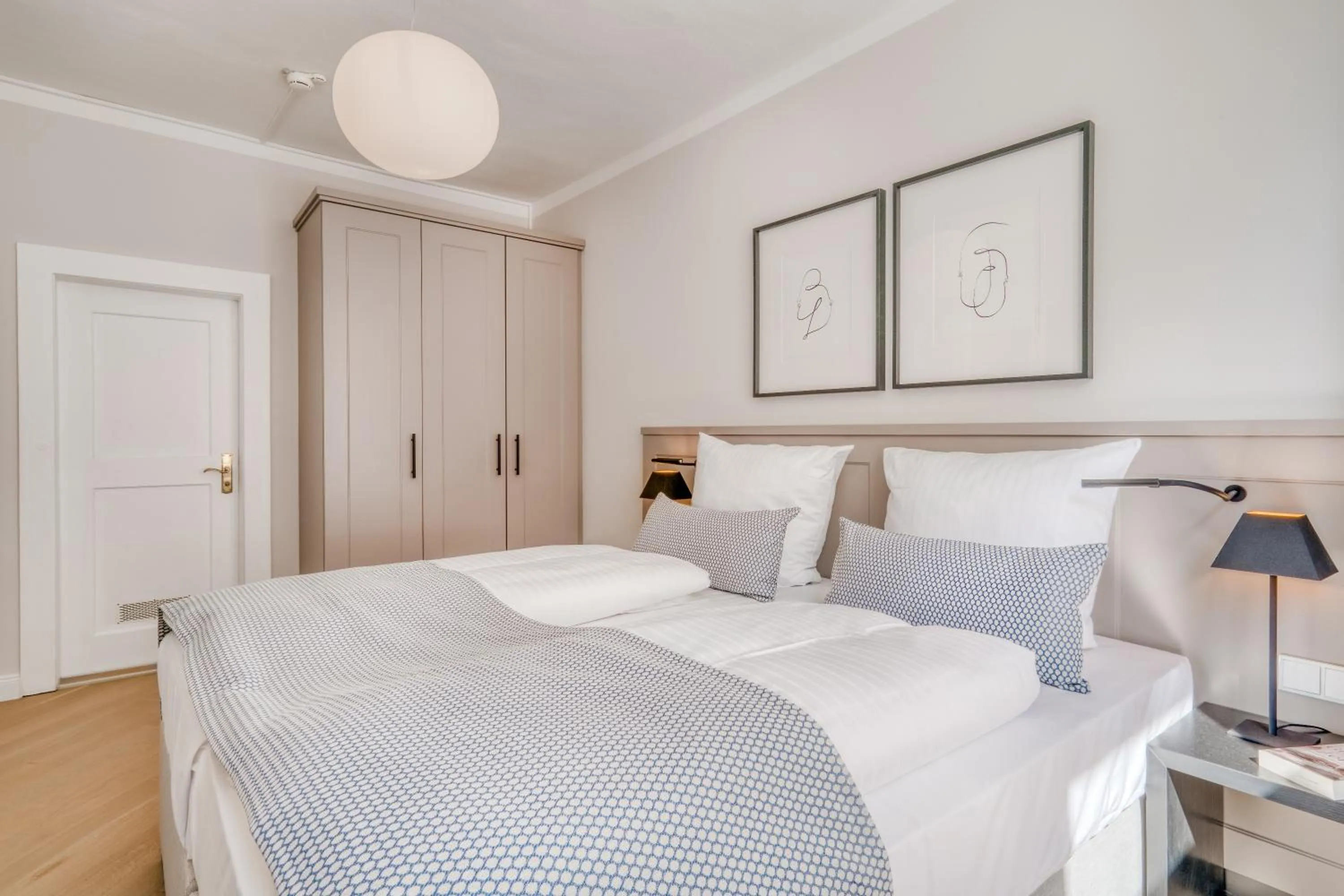 Bed in Hotel Eisenhut