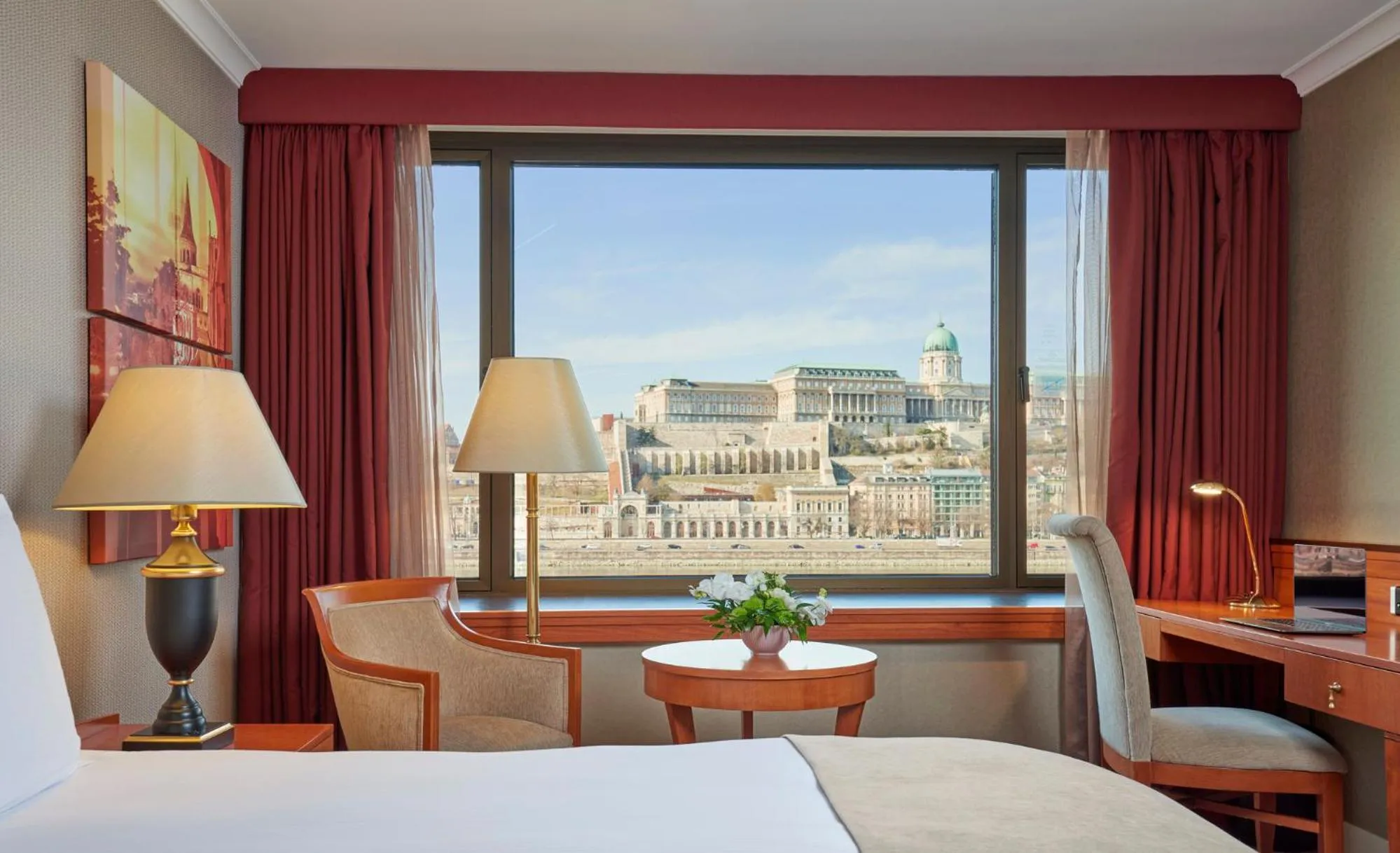 View (from property/room), Bed in InterContinental Budapest by IHG