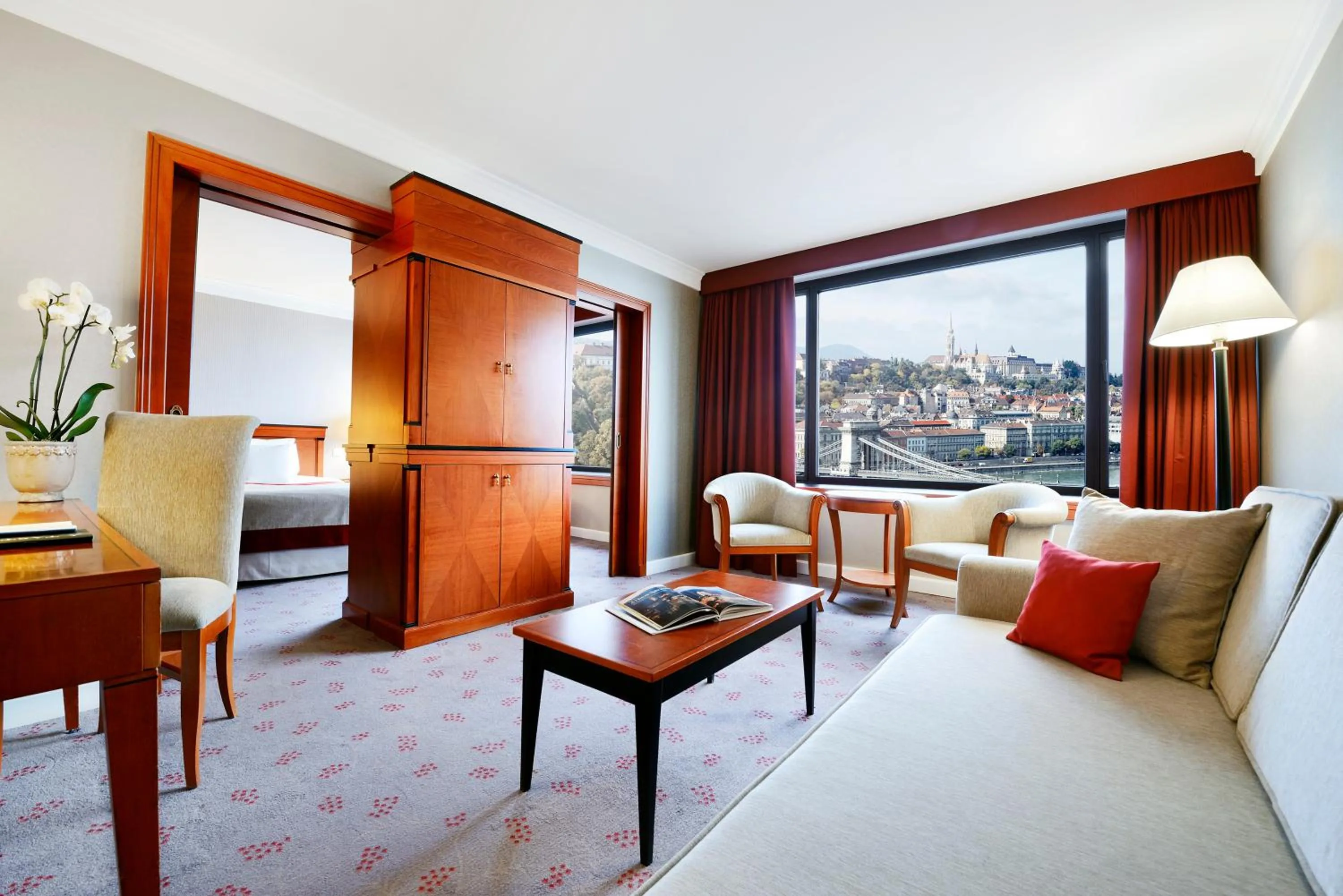 River view, Bed in InterContinental Budapest by IHG
