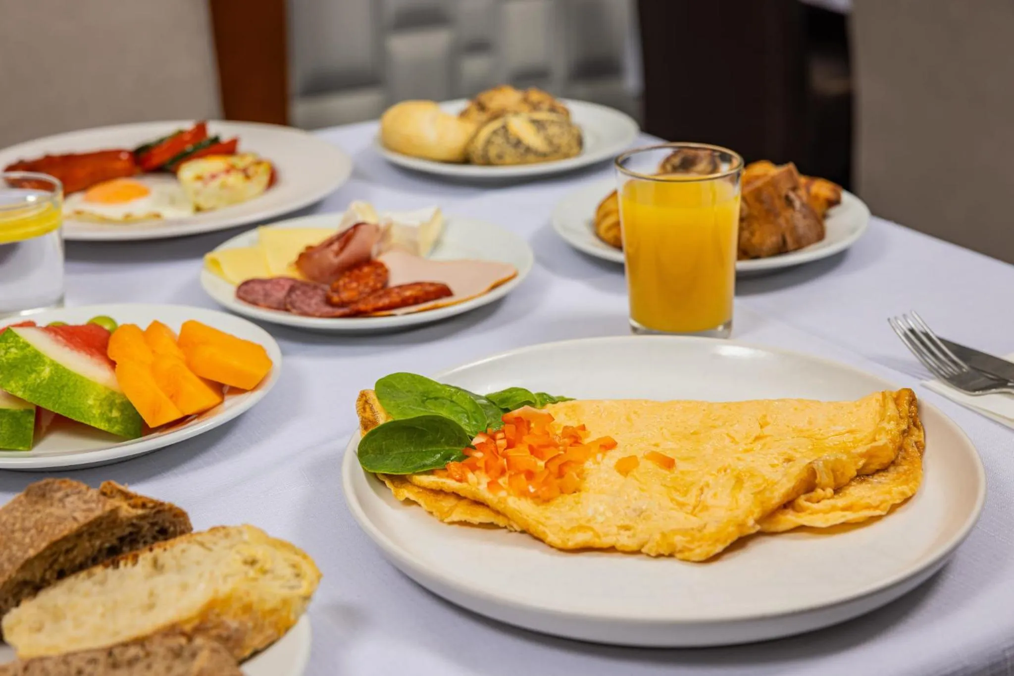 Food and drinks in Hotel Central