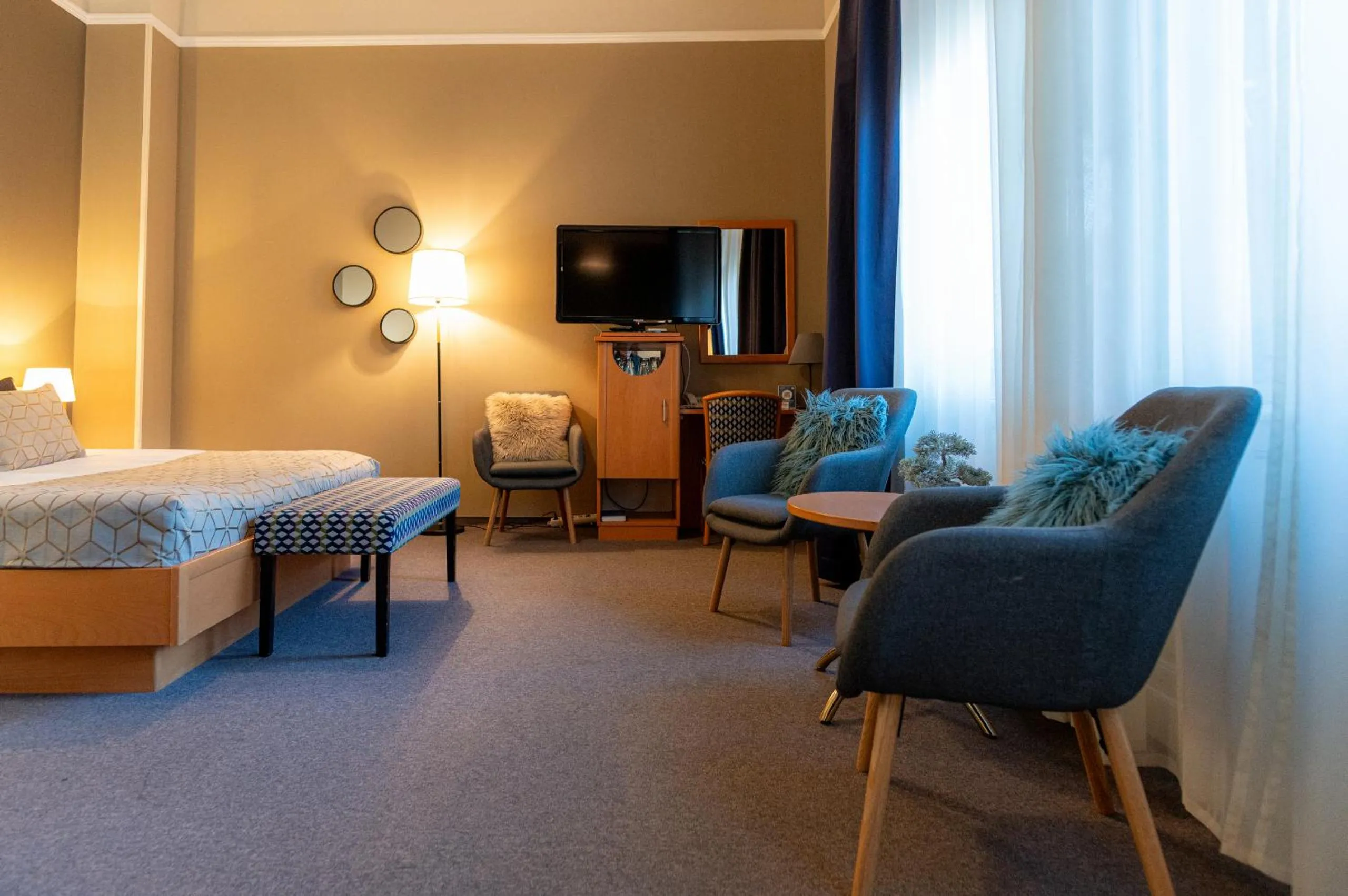 Bedroom, Bed in Hotel Piano