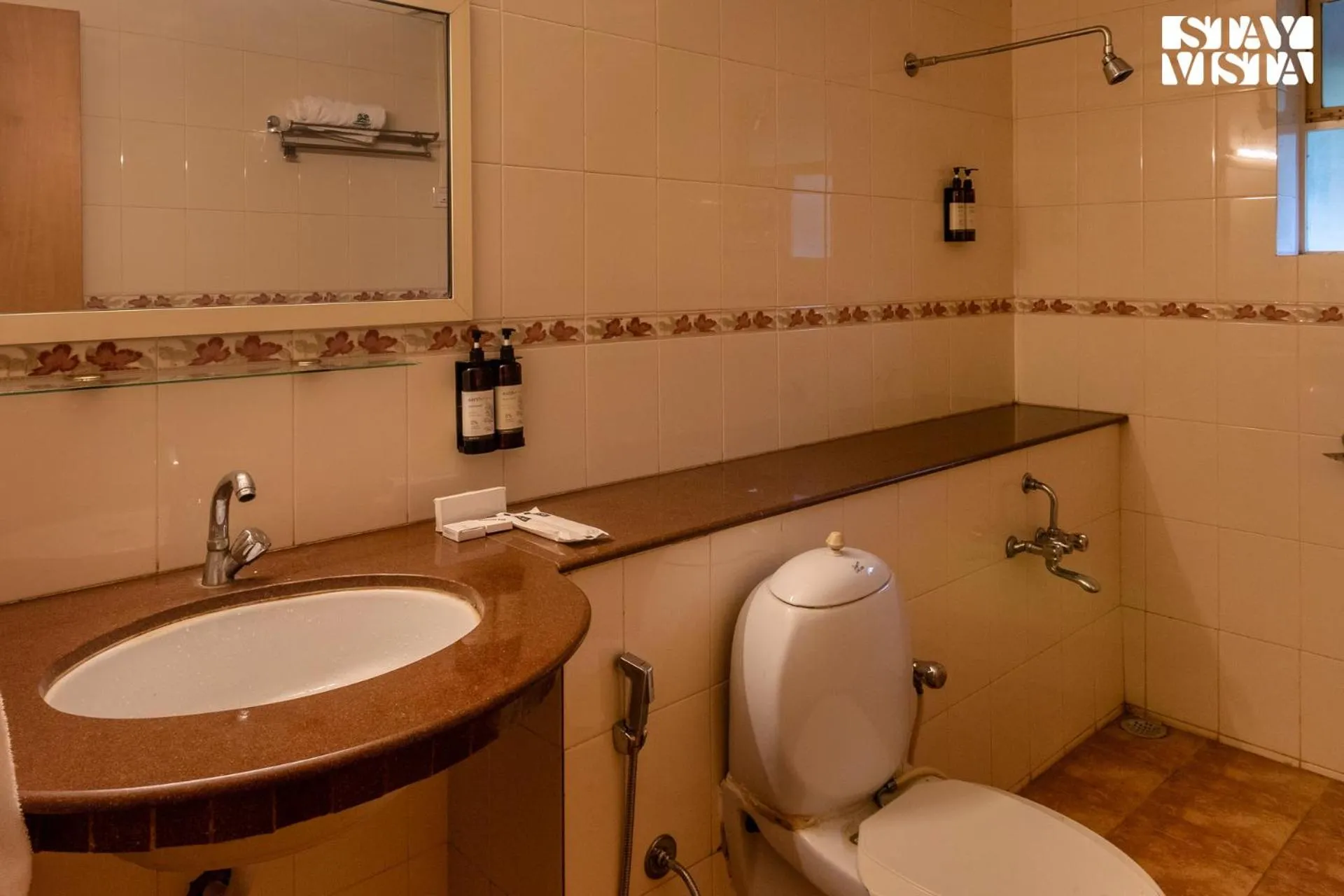 Bathroom in StayVista at The Conservancy Bungalow - Koynanagar