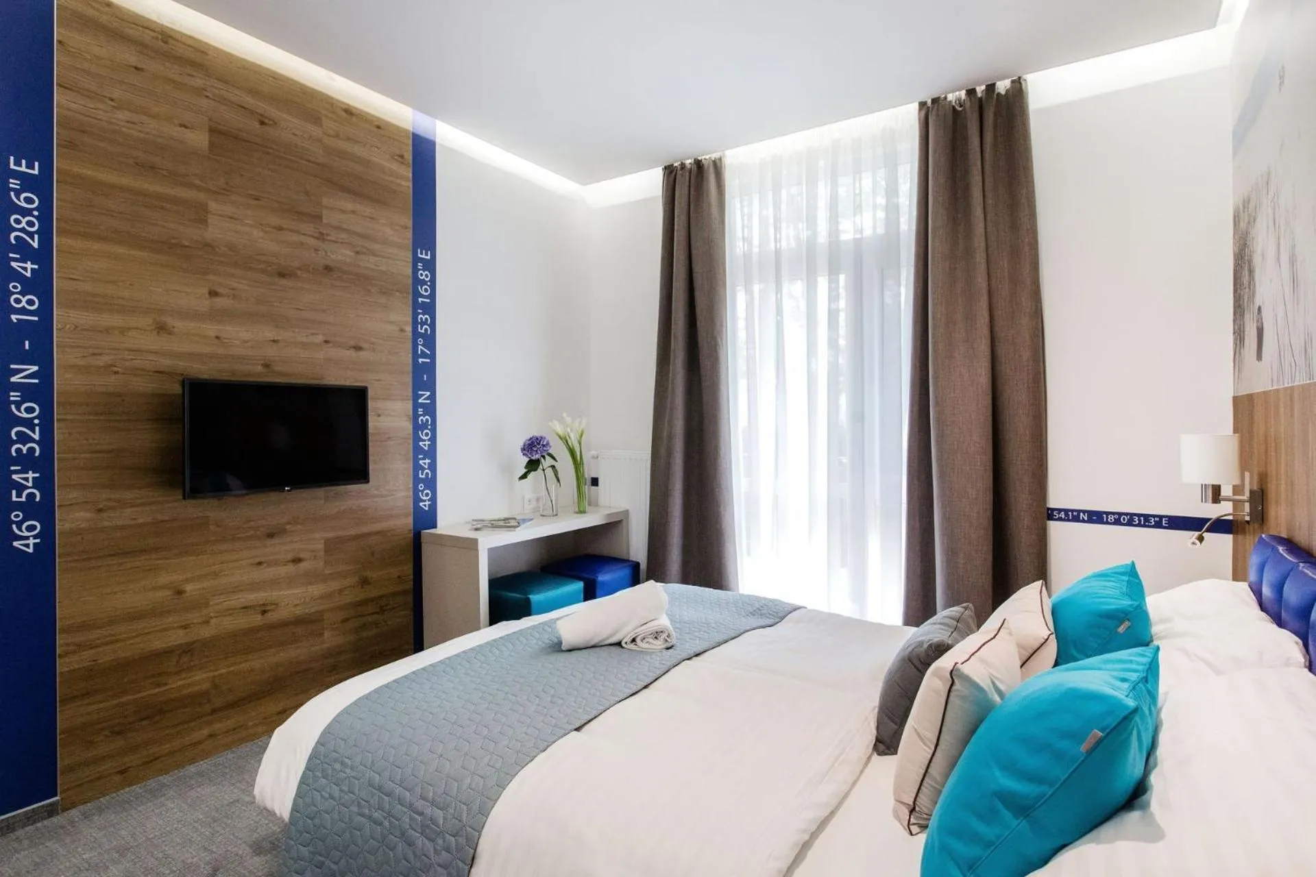 Decorative detail, Bed in Hotel Solero