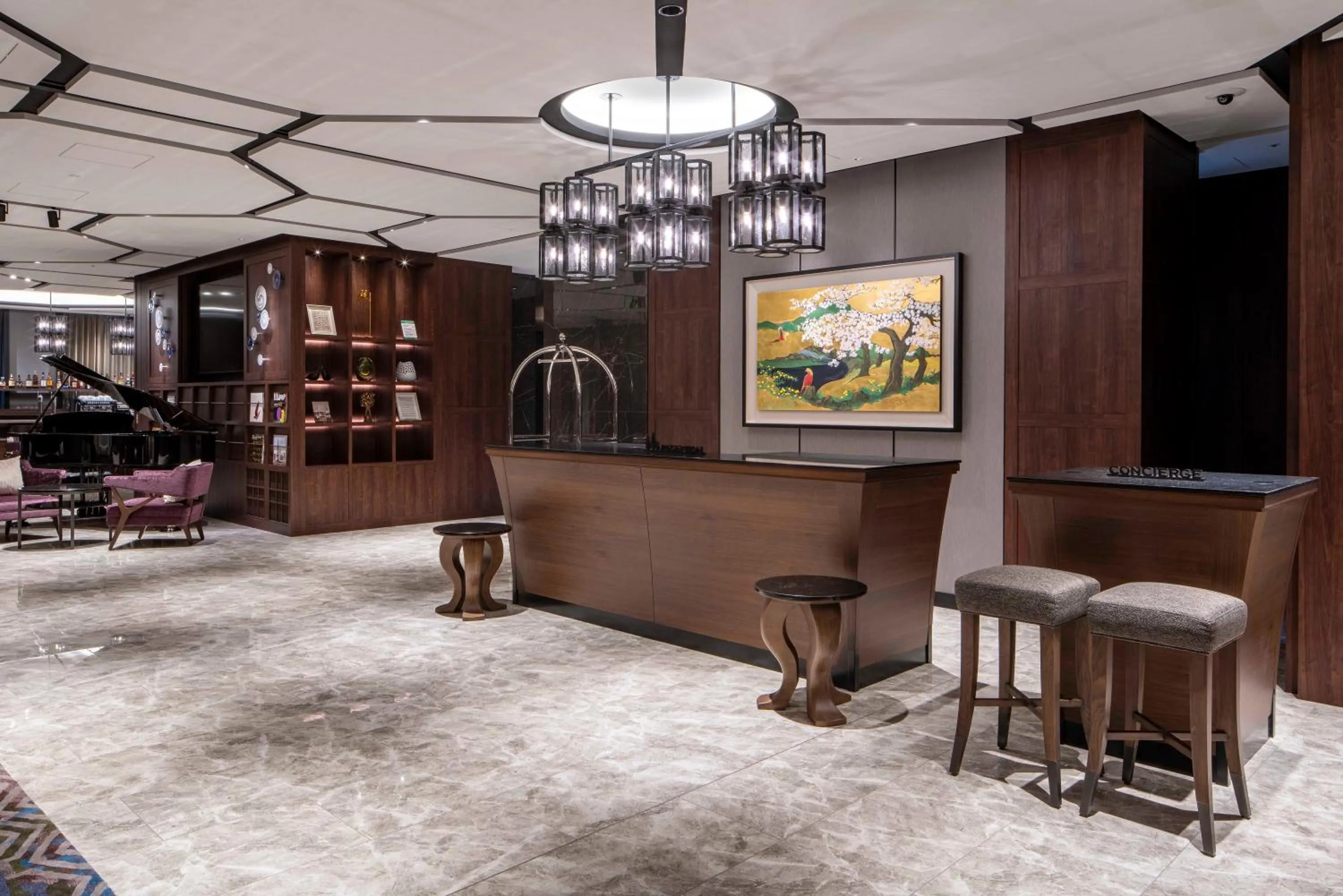 Lobby or reception in Hotel GrandBach Tokyo Ginza