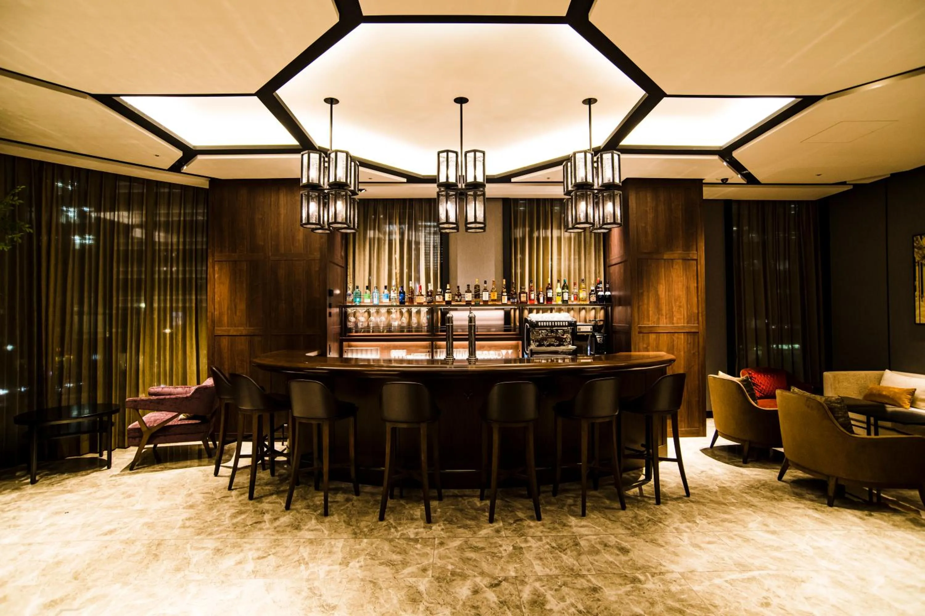 Lounge or bar in Hotel GrandBach Tokyo Ginza