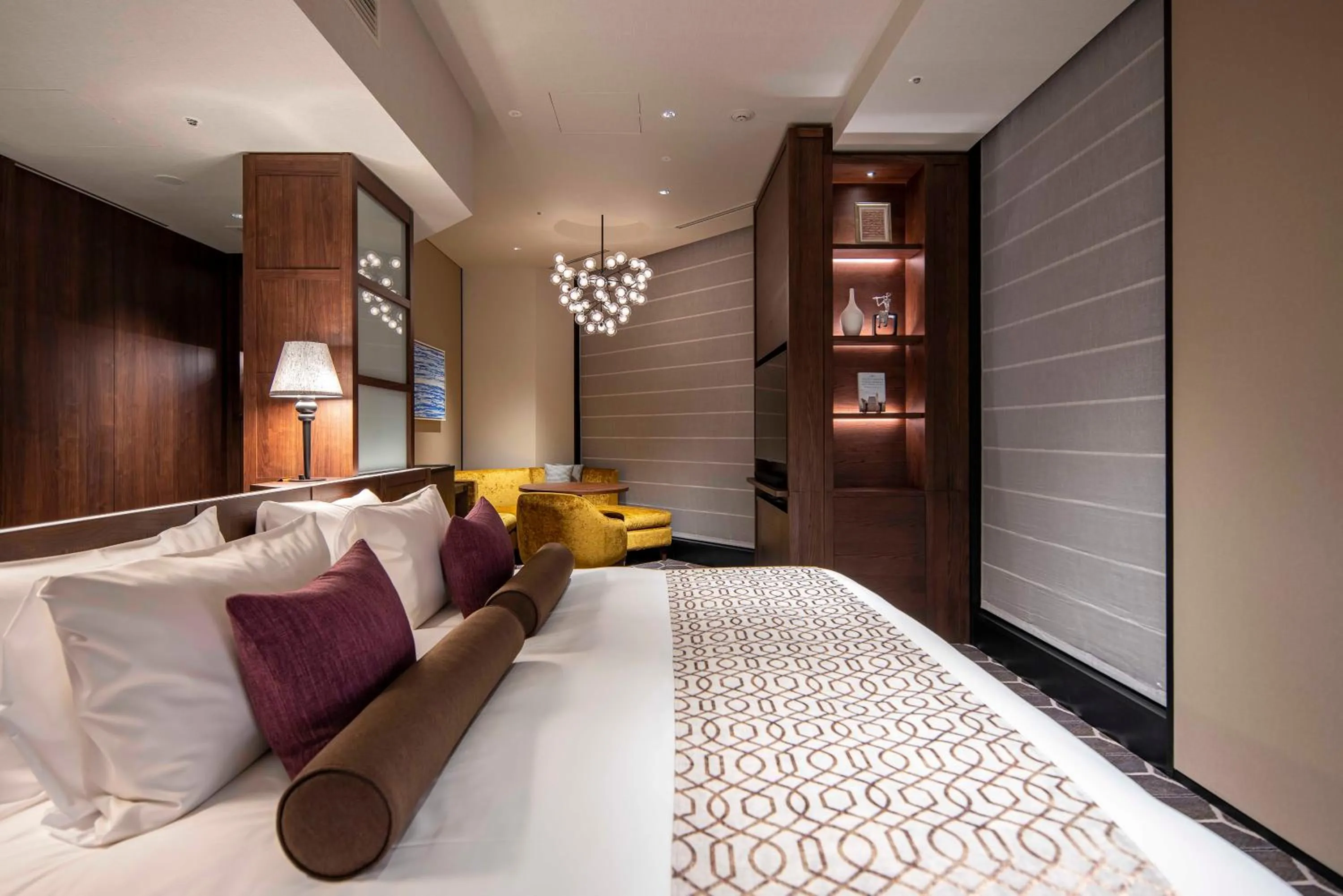 Bedroom, Bed in Hotel GrandBach Tokyo Ginza