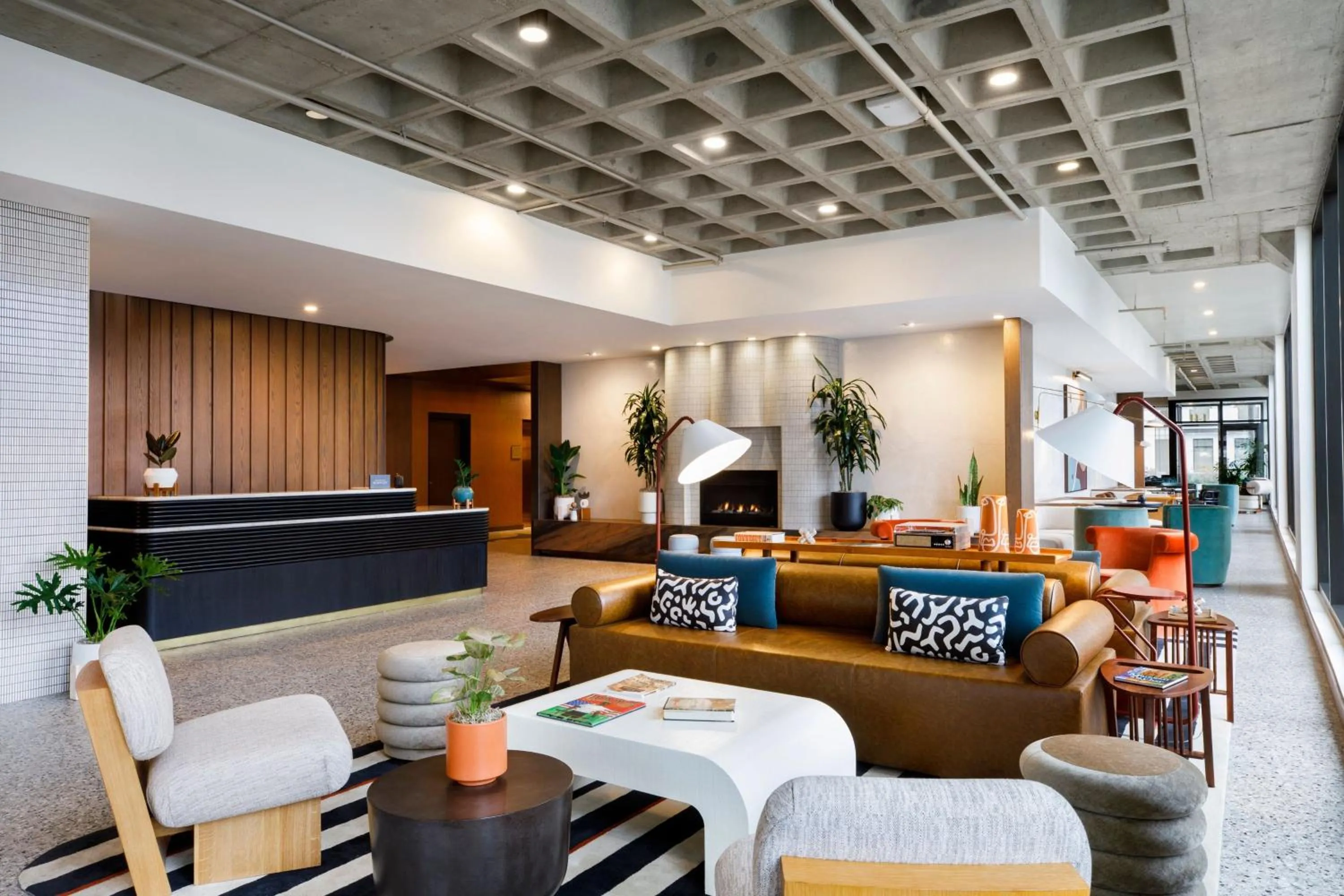 Lobby or reception in Hotel Indy, Indianapolis, a Tribute Portfolio Hotel