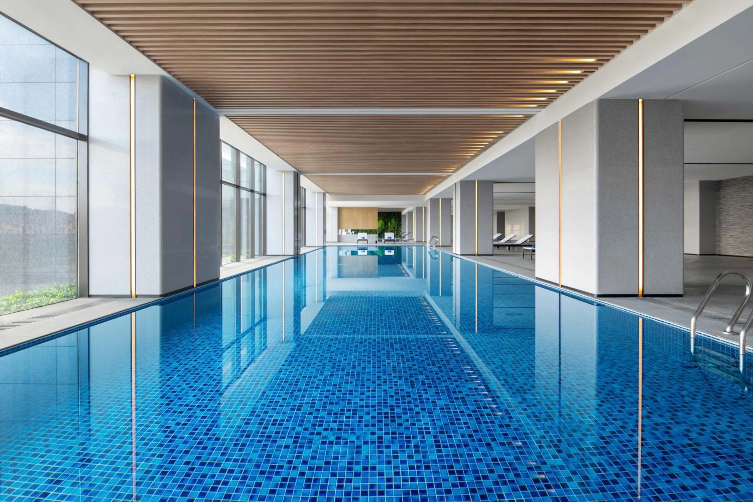 Swimming pool in Sheraton Mianyang