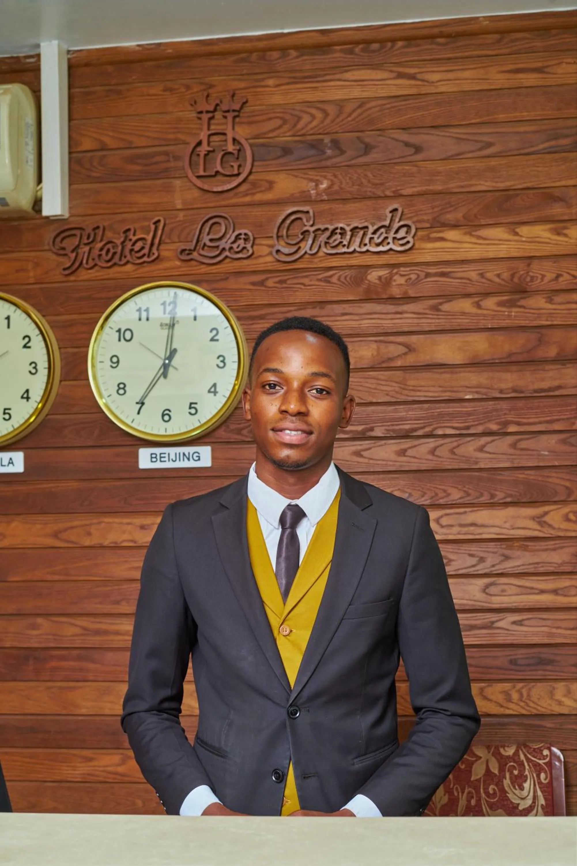 Staff in La Grande Hotel