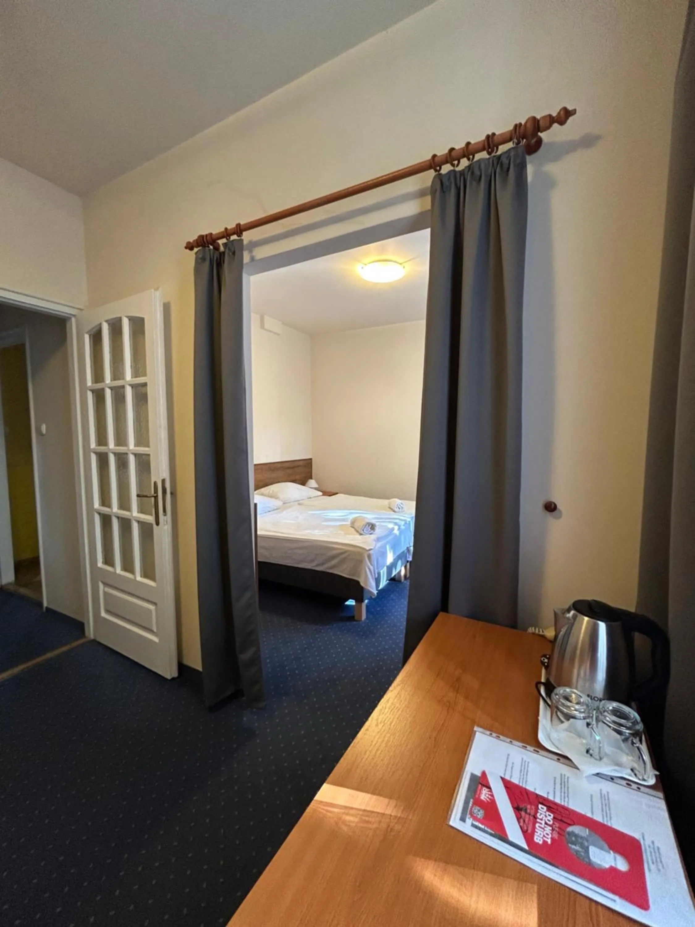 Photo of the whole room, Bed in Corvin Hotel