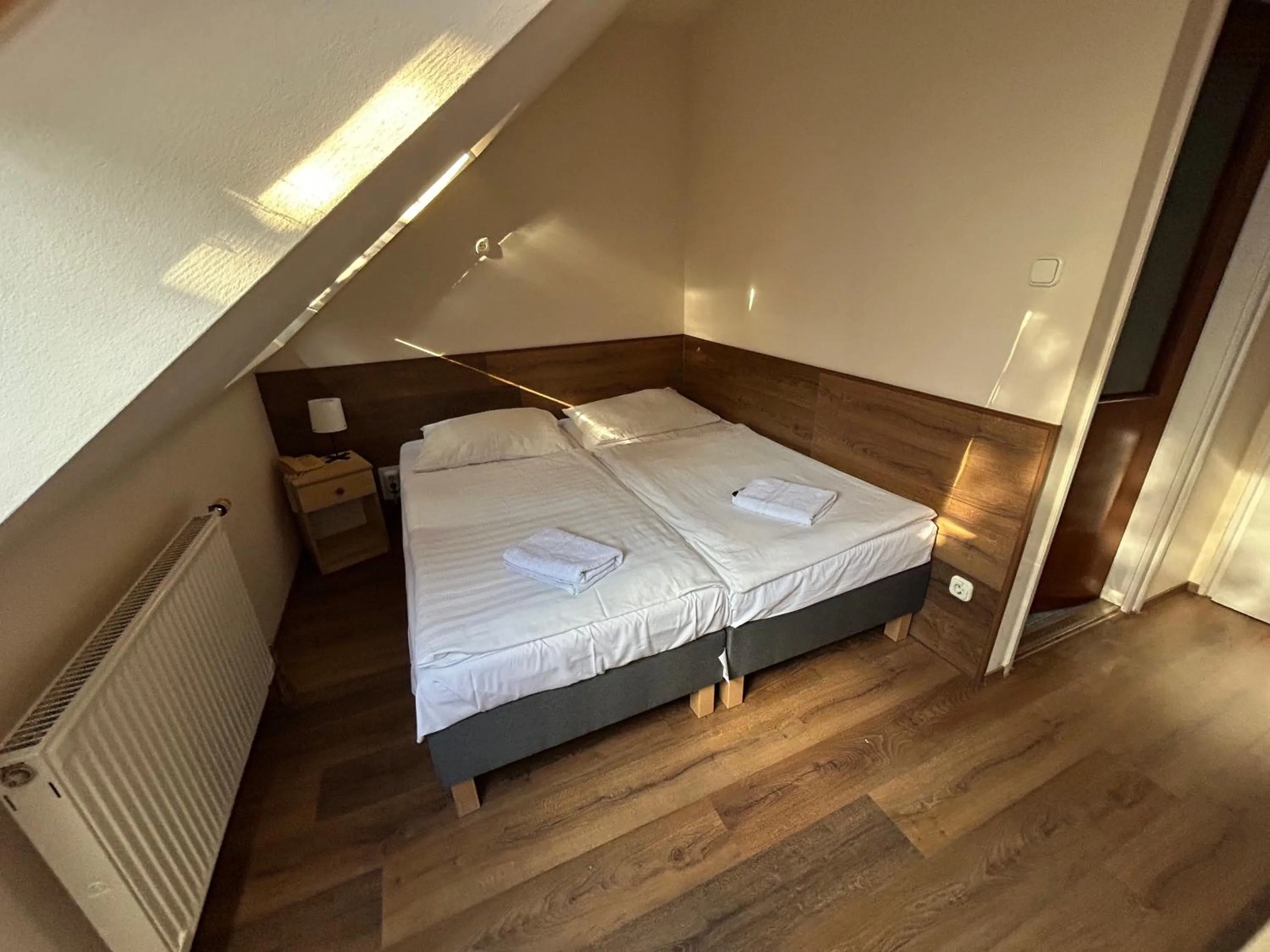 Photo of the whole room, Bed in Corvin Hotel